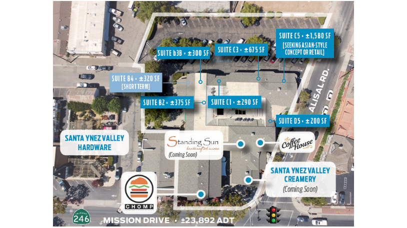 1693 Mission Dr, Photo - Slide03 Retail Property for Lease - 1693 Mission Dr., Solvang, California, 93463 (12)