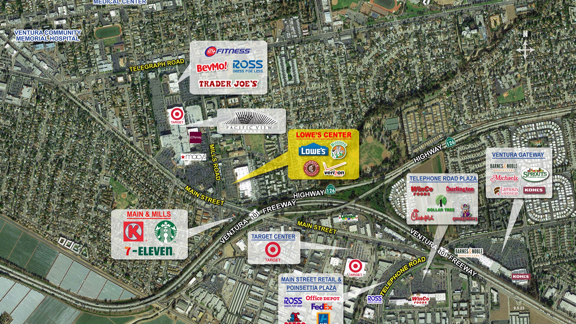480-500 S. Mills Rd., Photo - Slide03 Retail Property for Lease - 480-488 S Mills Rd, Ventura, California, 93003 (3)
