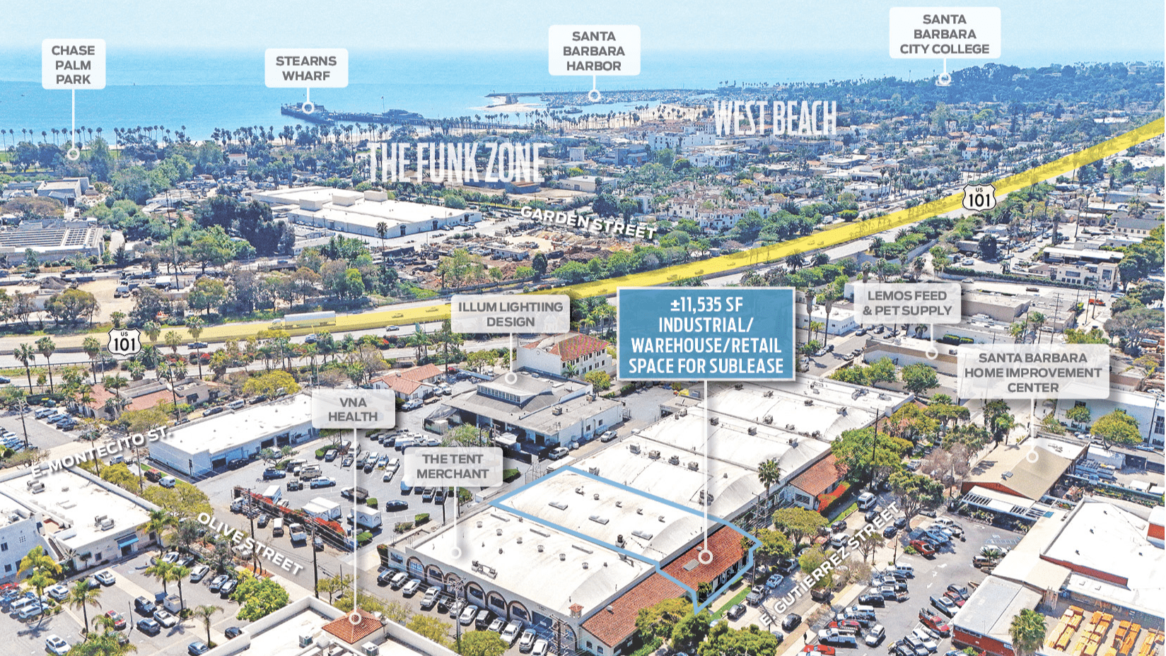 Industrial Space for Lease - 436 E. Gutierrez St., Santa Barbara, CA, 93101, Suite B