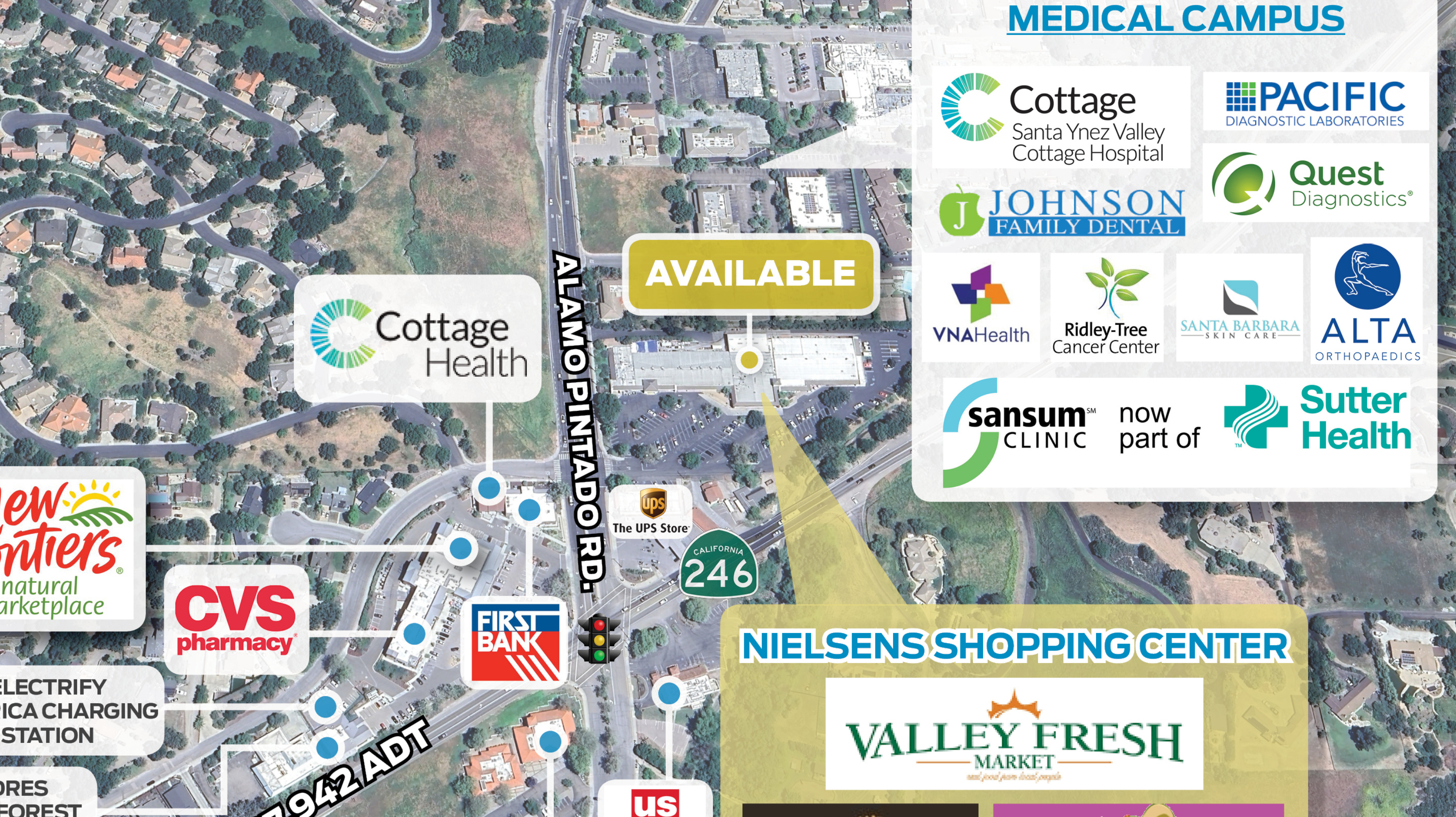 Retail Space for Lease - 616 Alamo Pintado Rd., Solvang, CA, 93463, Suite Anchor