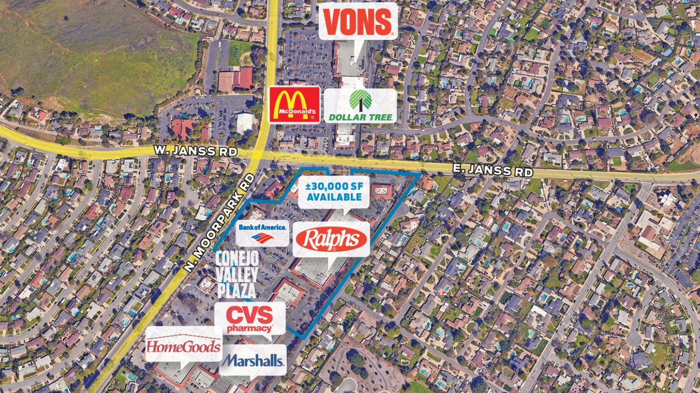 Retail Space for Lease - 1392 N Moorpark Rd, Thousand Oaks, CA, 91360