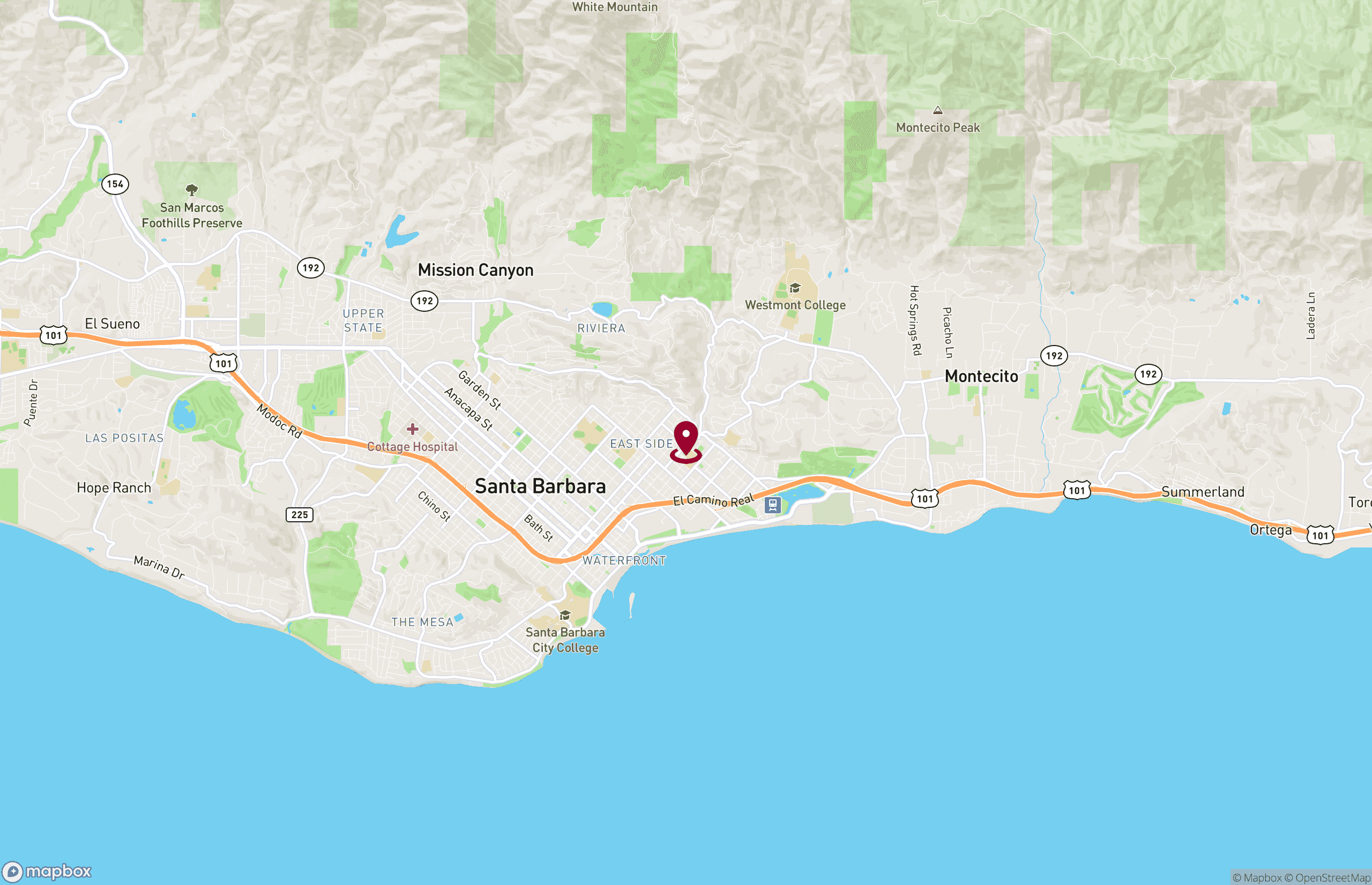 Map Multifamily Property for Sale - 302 N. Soledad St, Santa Barbara, California, 93103 (8)