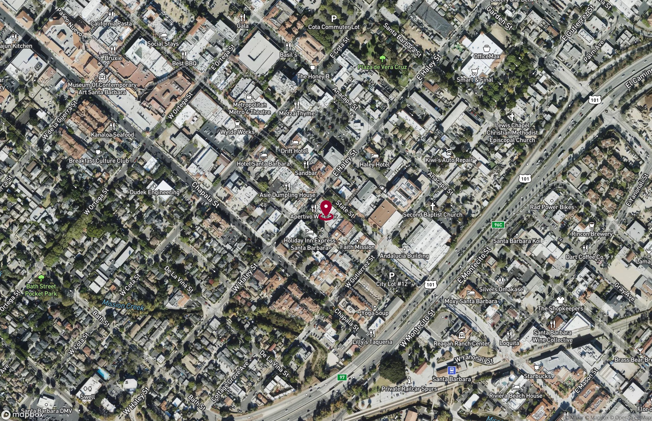 Map Retail Property for Sale - 431 State St, Santa Barbara, California, 93101 (8)