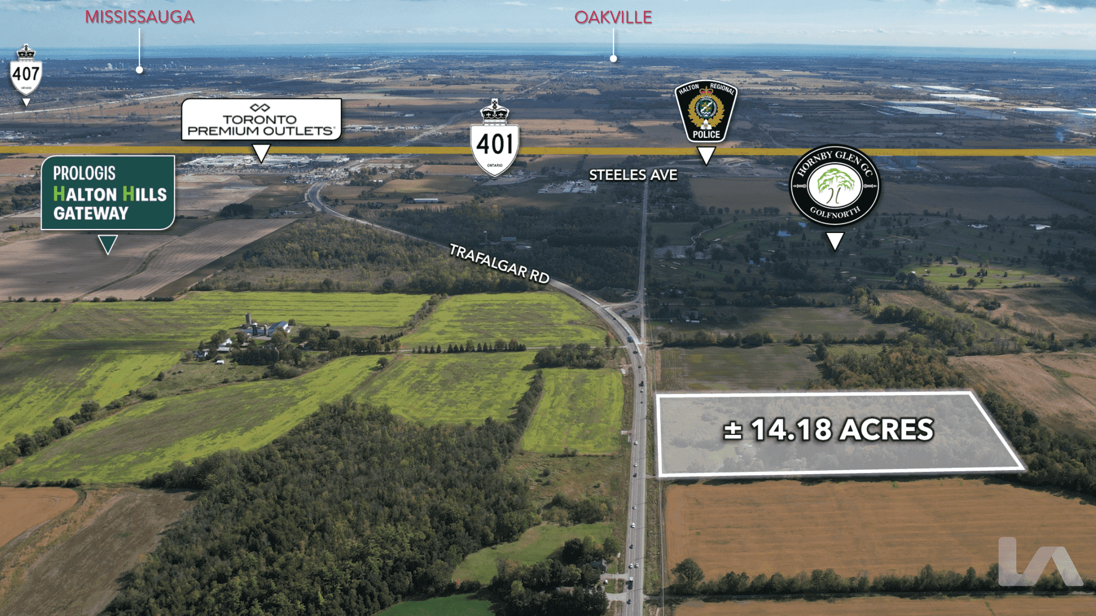 8584 Trafalgar Road, Aerial Photo - undefined Land for Sale - 8584 Trafalgar Road, Halton Hills, ON, L7G 4S6 (1)