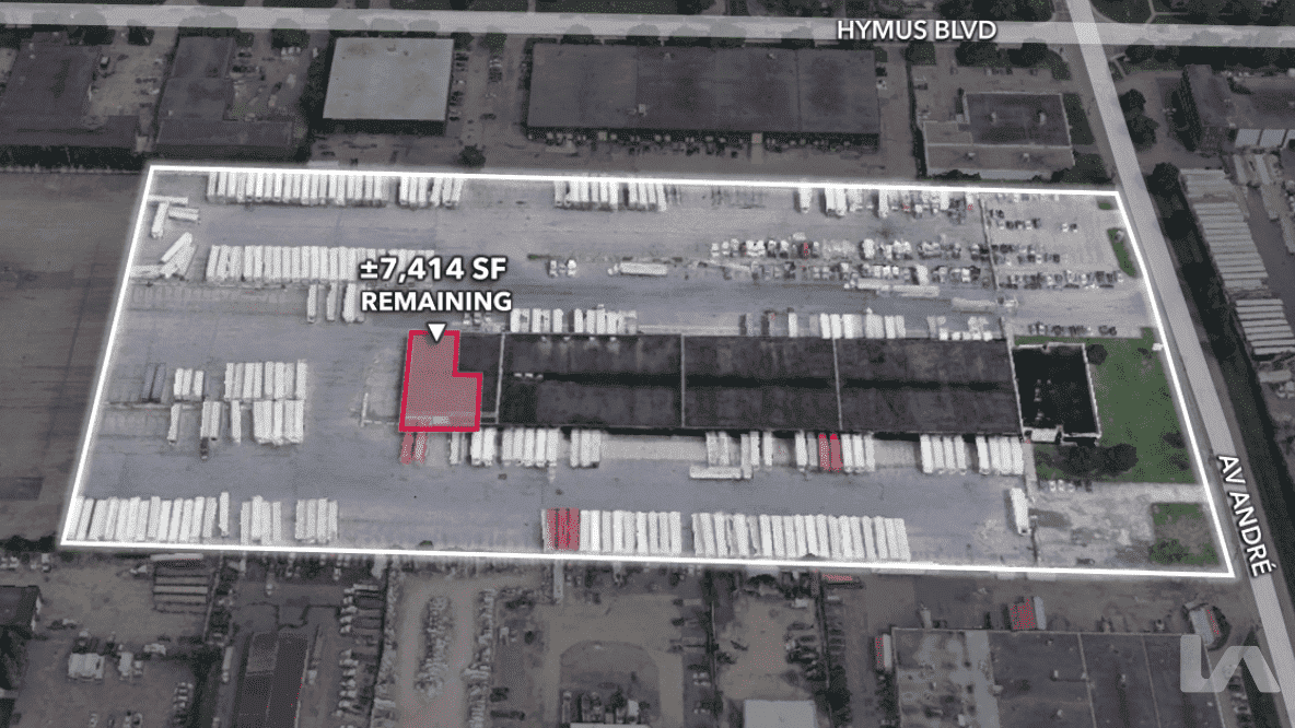 Industrial Space for Lease - 2800 Avenue Andre, Dorval, QC, H9P 1K3, Suite 4