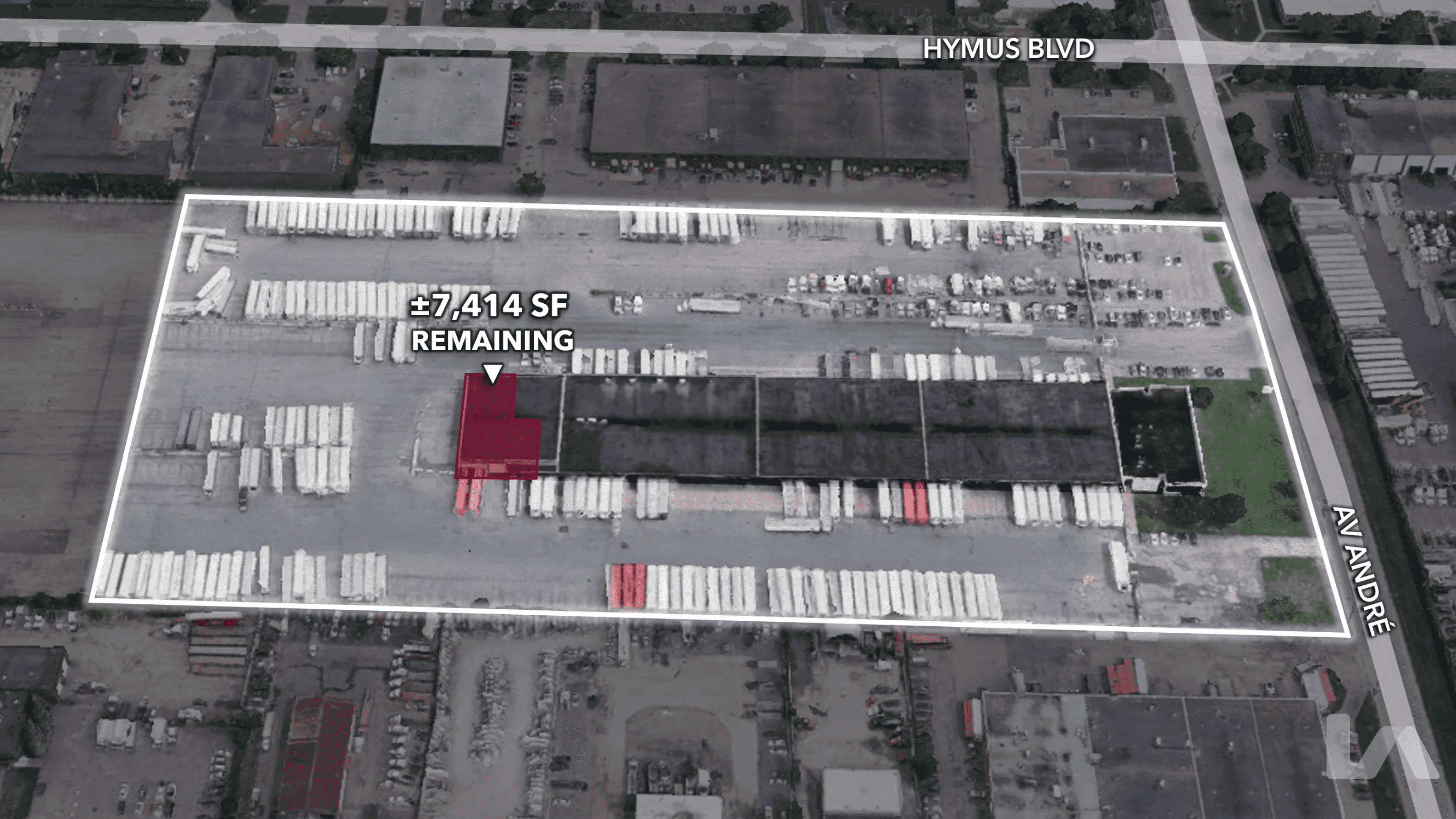 Industrial Space for Lease - 2800 Avenue Andre, Dorval, QC, H9P 1K3