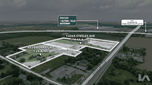 Land for Sale - 13265 Steeles Ave & 8029 Hornby Rd, Halton Hills, ON, L0P 1E0