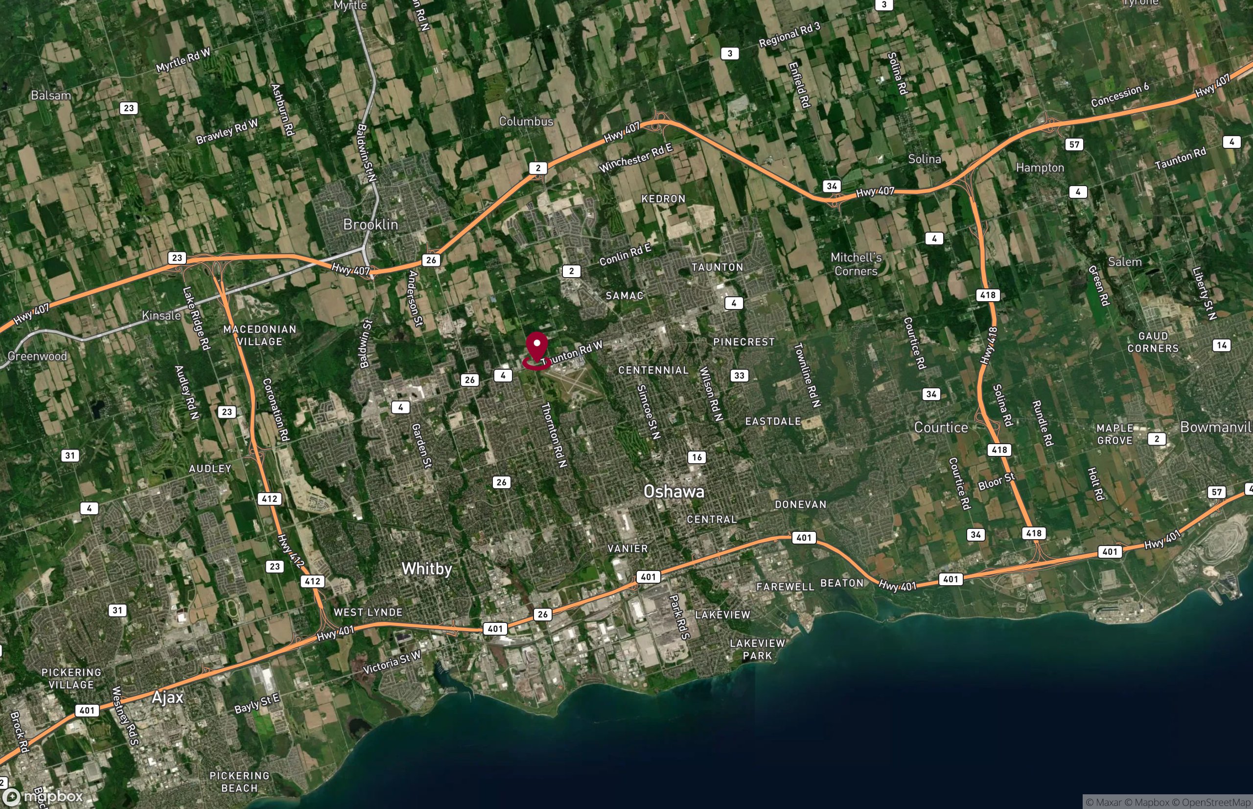 Map Land for Sale - 1515 Thornton Road North, Oshawa, ON, L1H 7K4 (3)
