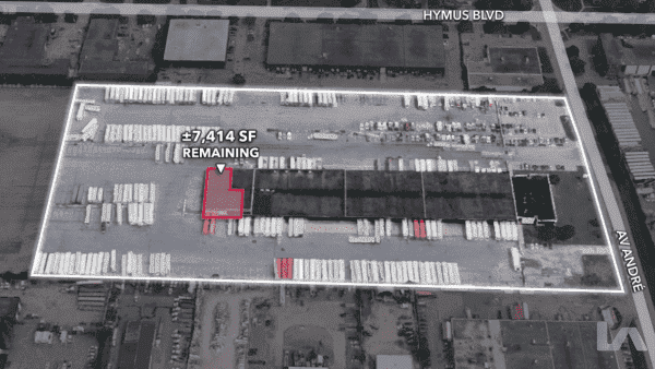 Industrial Space for Lease - 2800 Avenue Andre, Dorval, QC, H9P 1K3, Suite 4