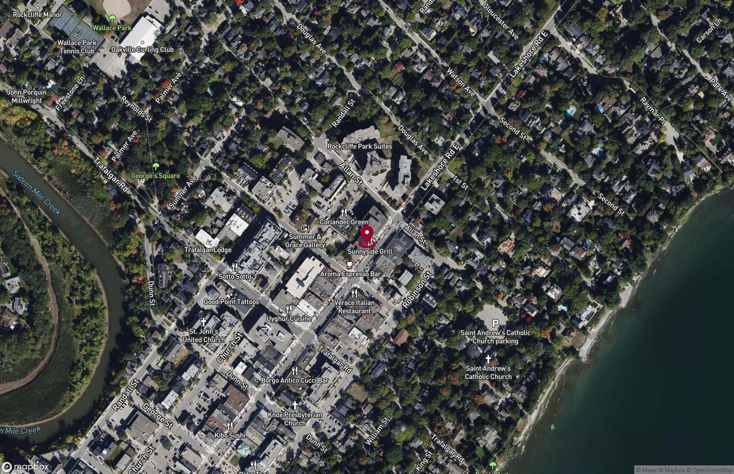 Map Office Property for Rent - 339 Lakeshore Rd E, Oakville, L6J 1J4 (8)