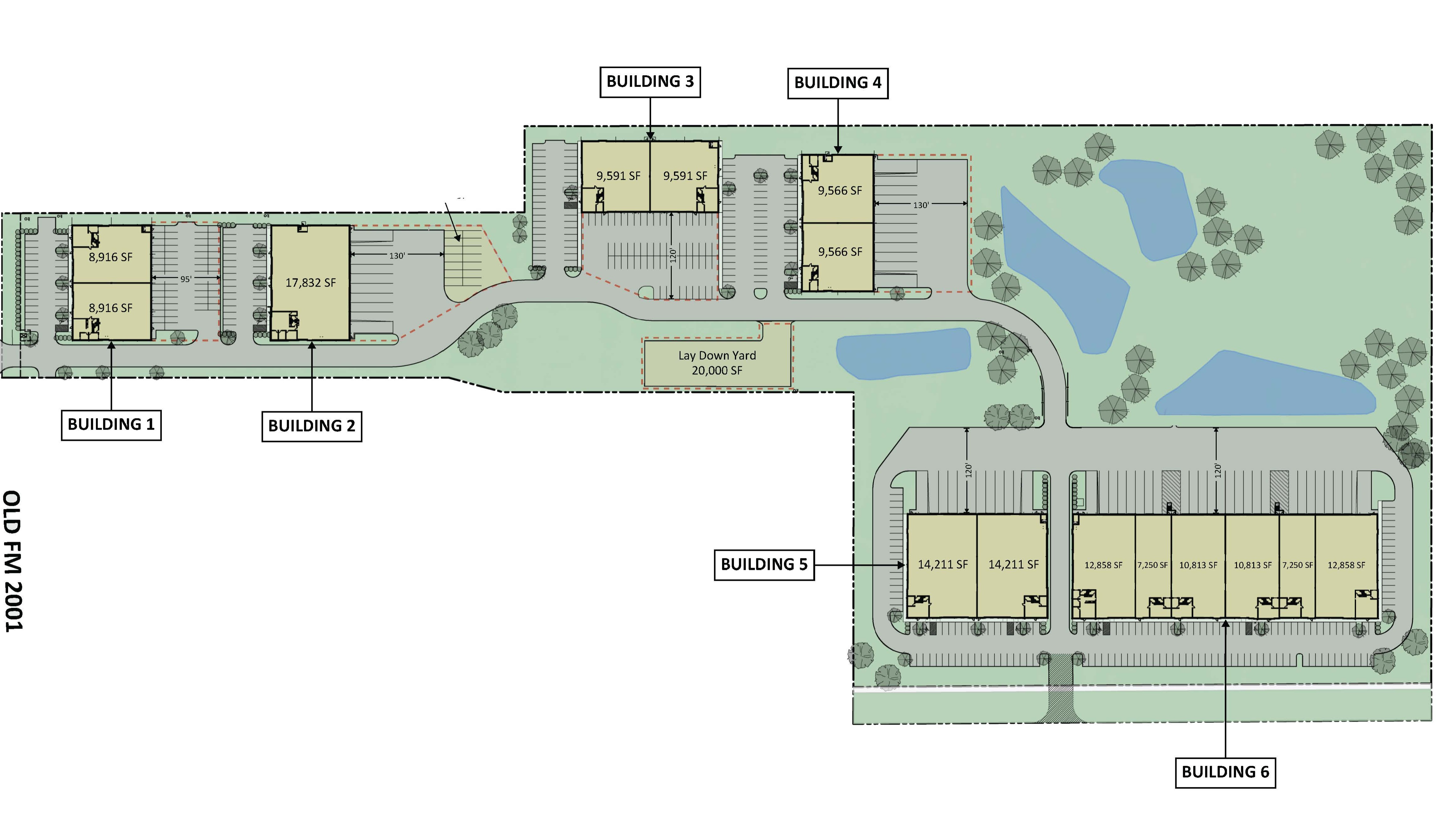 1340 FM2001, Site Plan - undefined Industrial Property for Lease - 1340 FM 2001 BLDG 3, Buda, Texas, 78610 (1)