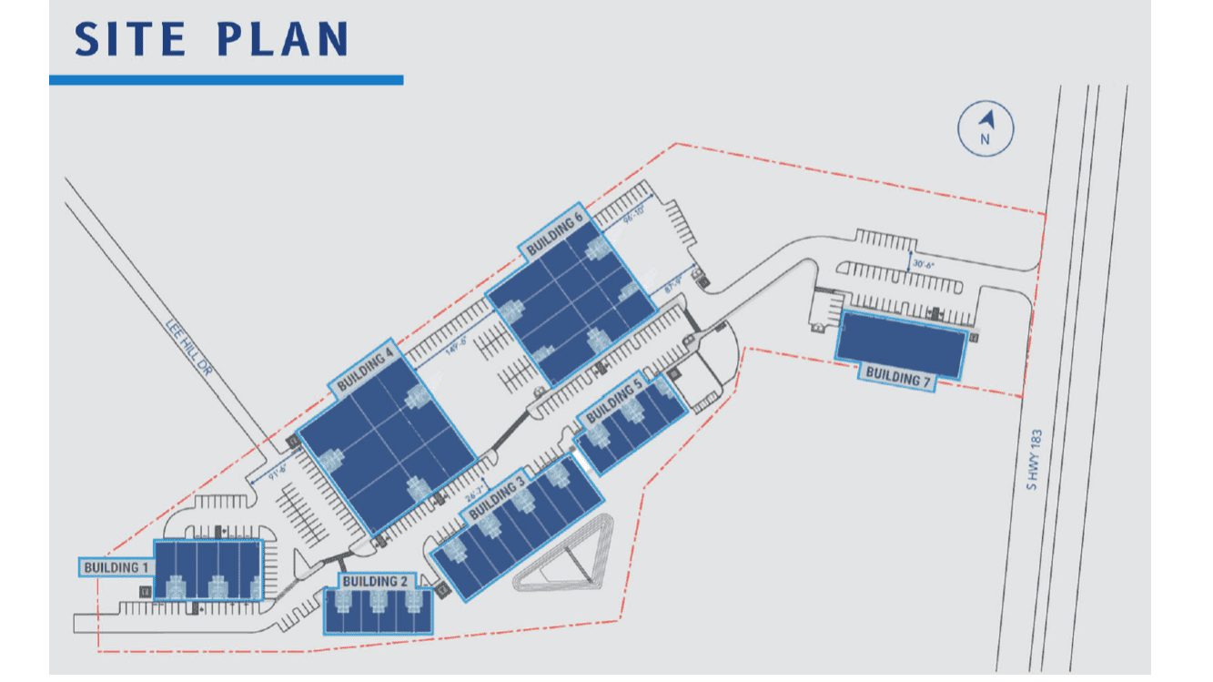 2500 S Hwy 183, Site Plan - undefined Flex Property for Lease - 2500 S Hwy 183, Austin, Texas, 78744 (1)