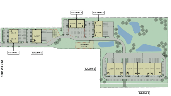 1340 FM2001, Site Plan - undefined Industrial Property for Lease - 1340 FM 2001 BLDG 2, Buda, Texas, 78610 (1)