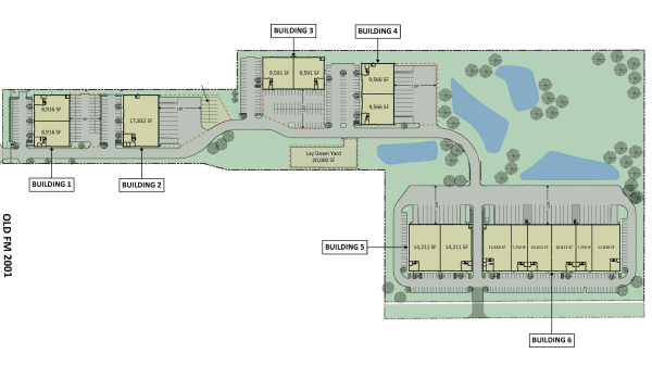 1340 FM2001, Site Plan - undefined Industrial Property for Lease - 1340 FM 2001 BLDG 5, Buda, Texas, 78610 (1)