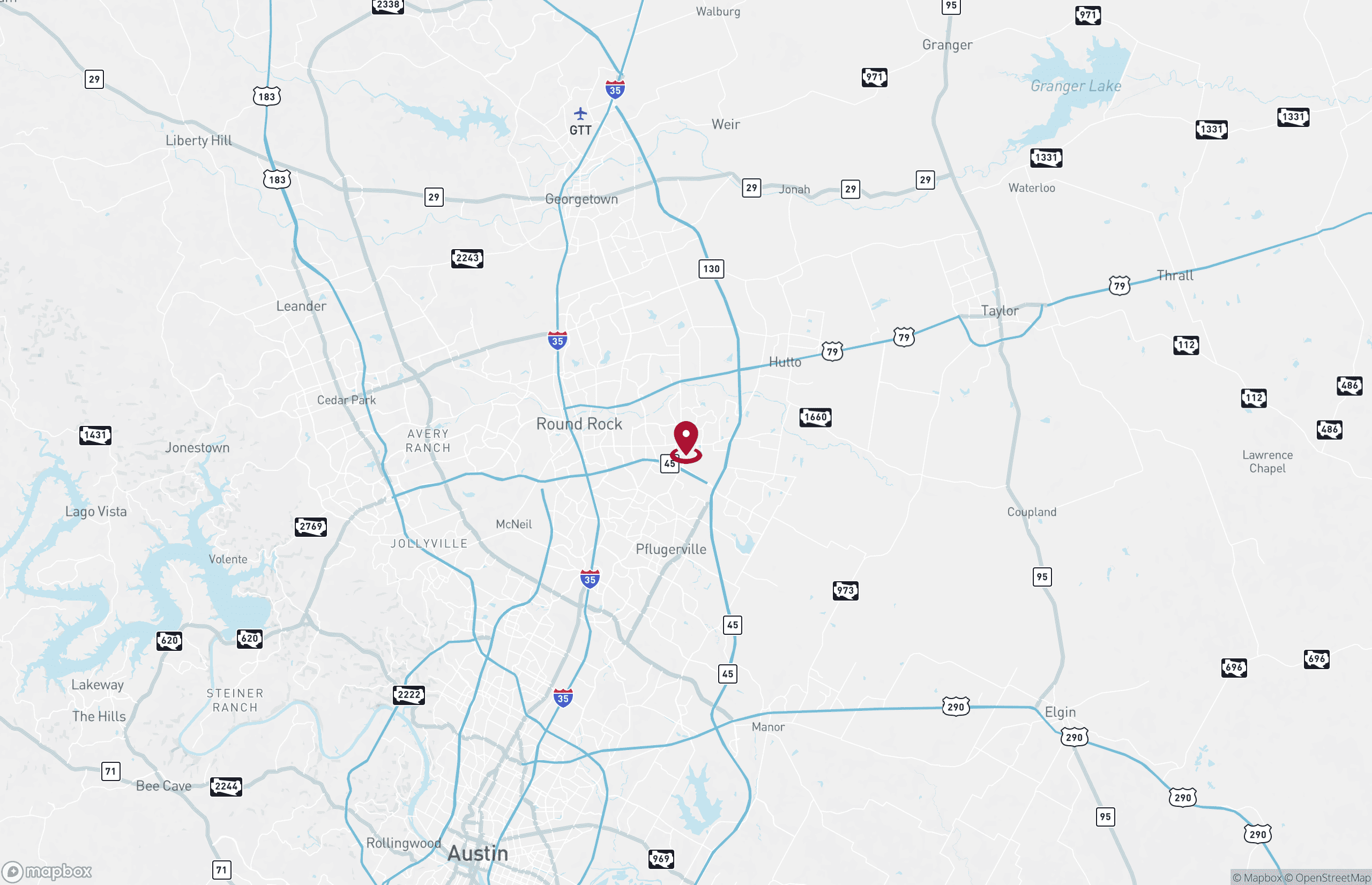 Map Industrial Property for Lease - 3912 Gattis School Rd, Round Rock, Texas, 78664 (2)