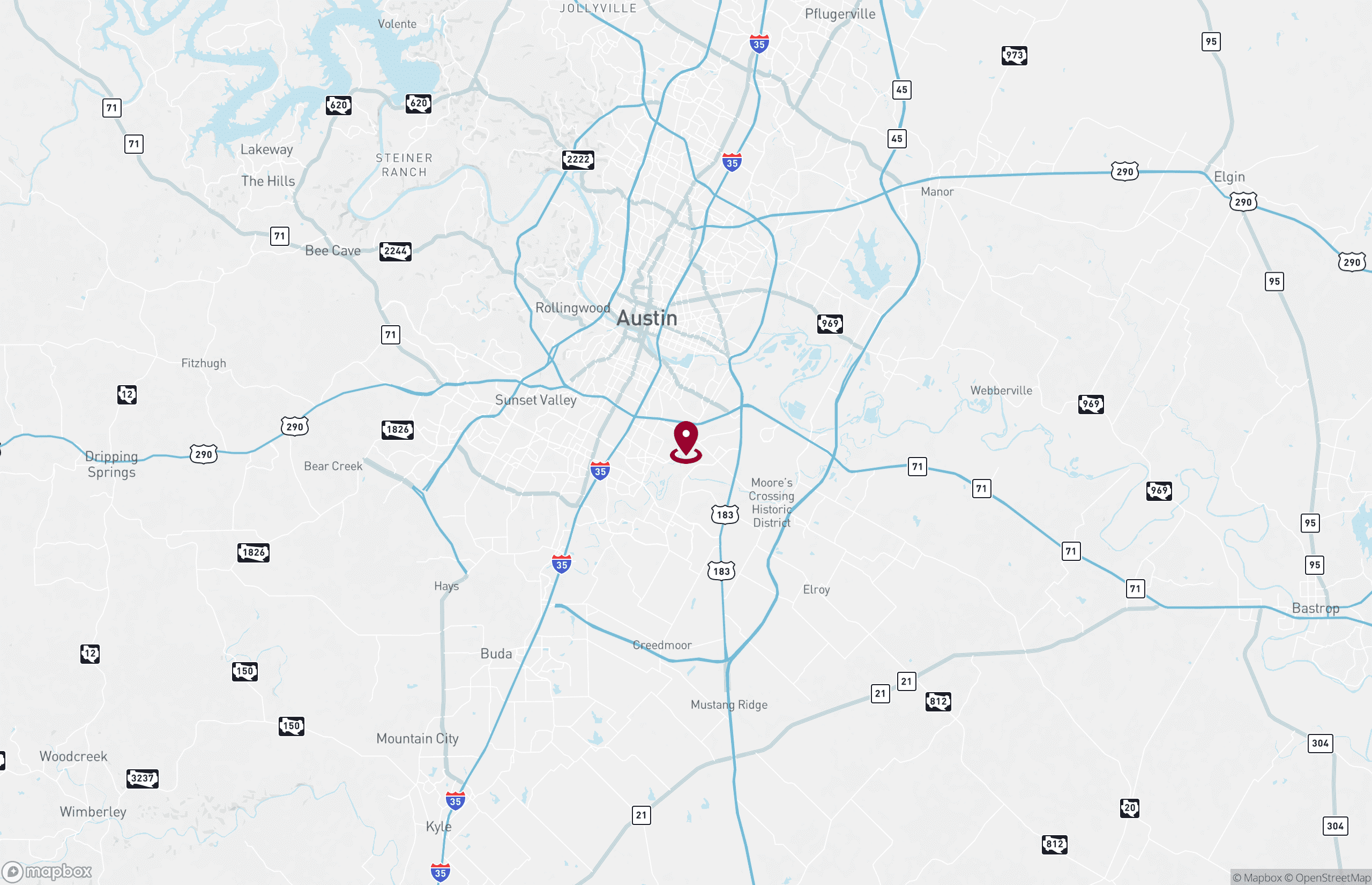 Map Industrial Property for Lease - 6301 E Stassney Ln, Austin, Texas, 78744-3042 (2)