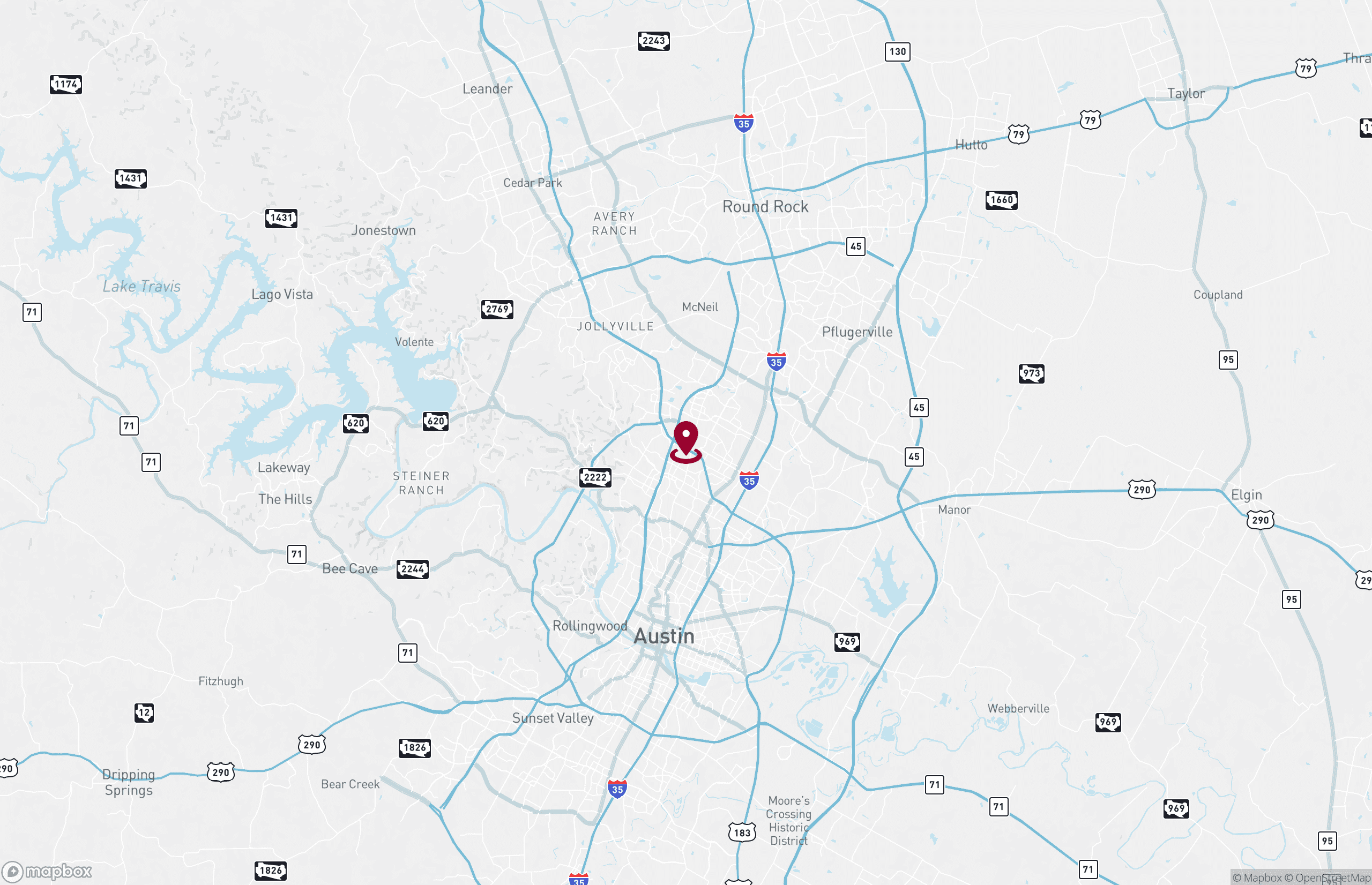 Map Industrial Property for Lease - 9200 Waterford Centre Blvd, Austin, Texas, 78758-7502 (14)