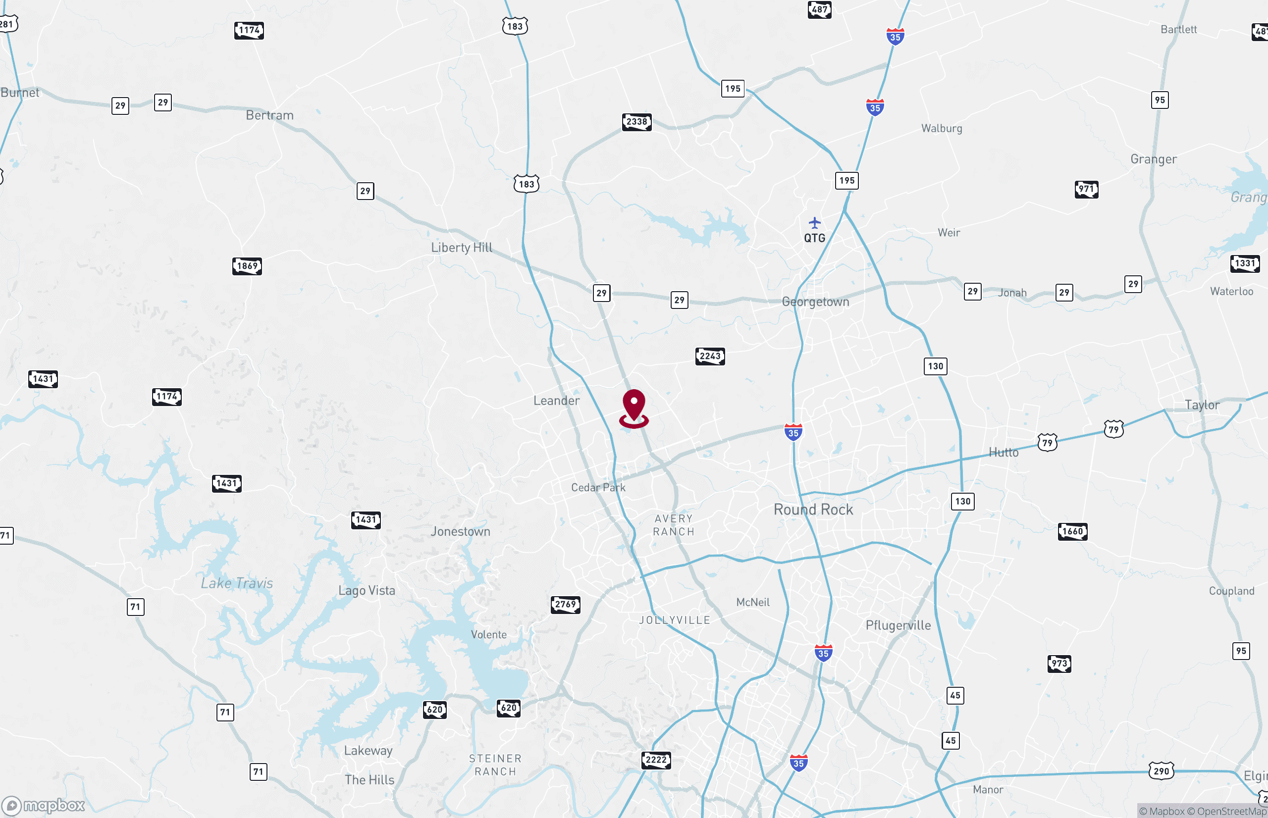 Map Flex Property for Lease or Sale - 15901 Ronald Reagan Blvd, BLDG 4, Leander, Texas, 78641 (8)