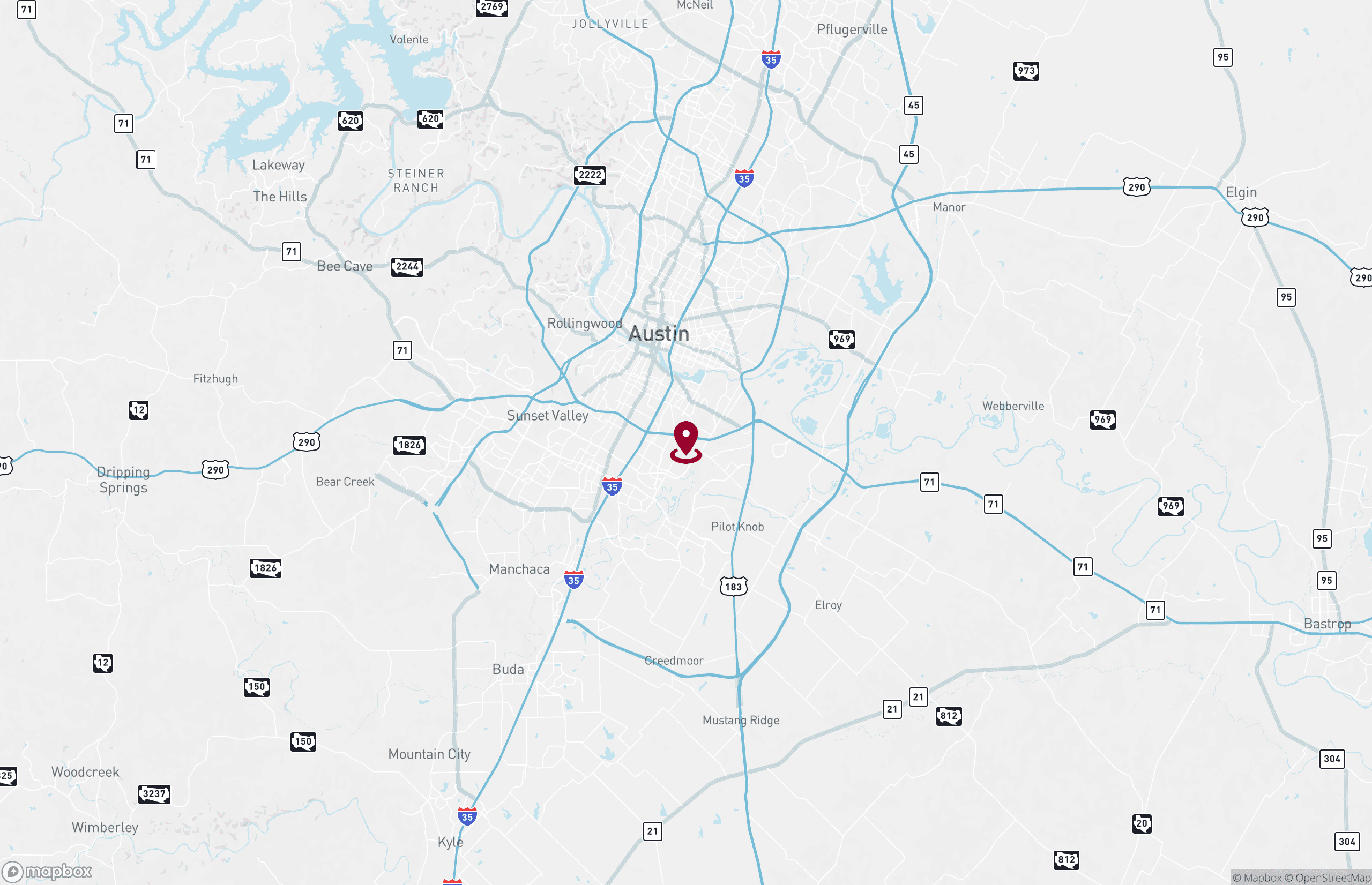 Map Industrial Property for Lease - 5214 Burleson Rd, BLDG 1, Austin, Texas, 78744-1200 (5)