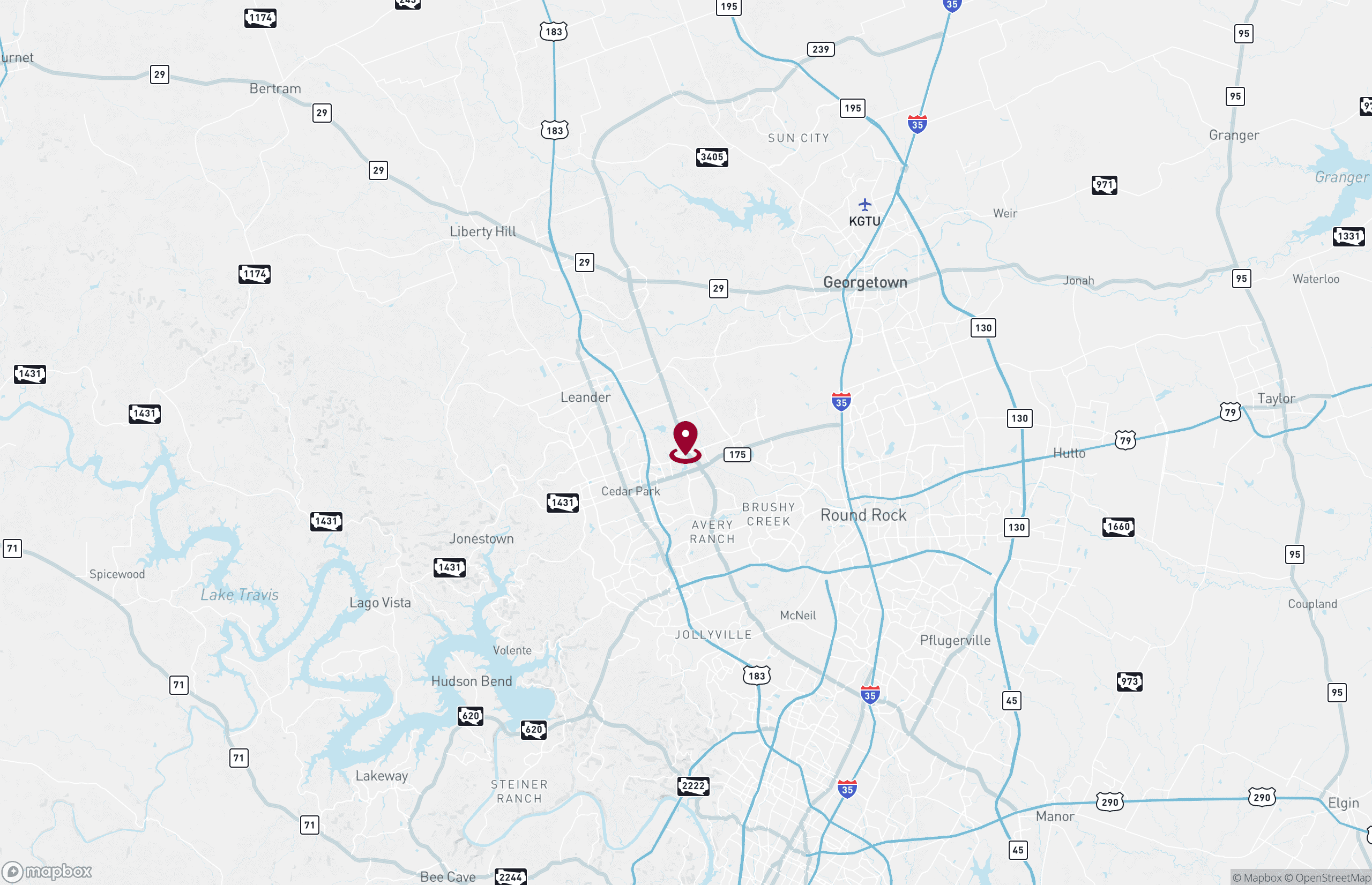 Map Office Property for Rent - 14300 Ronald W Reagan Blvd, BLDG 8, Cedar Park-liberty Hill, Texas, 78641 C2 (5)