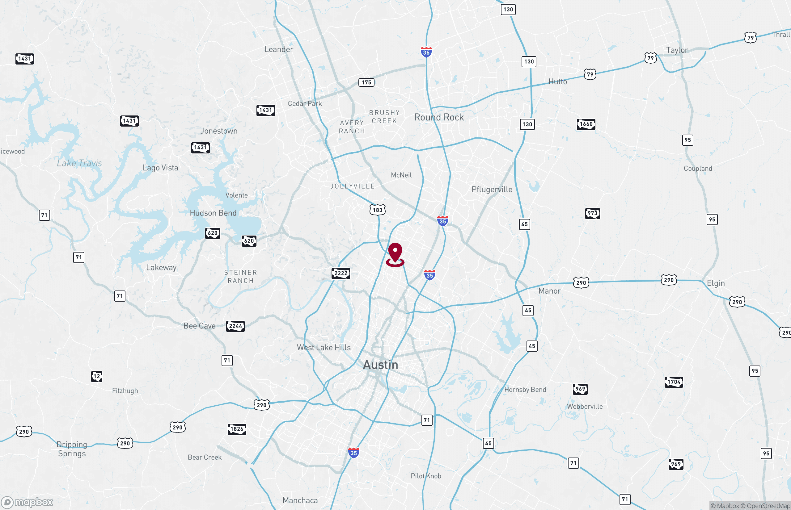 Map Office Property for Rent - 9233 Waterford Centre Blvd, Austin, Texas, 78757 (3)