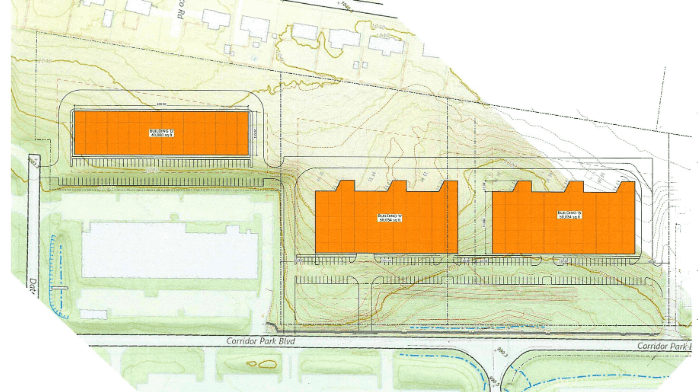 0 Corridor Park Blvd, Site Plan - undefined Industrial Property for Lease - 0 Corridor Park Blvd, Knoxville, Tennessee, 37932 (1)