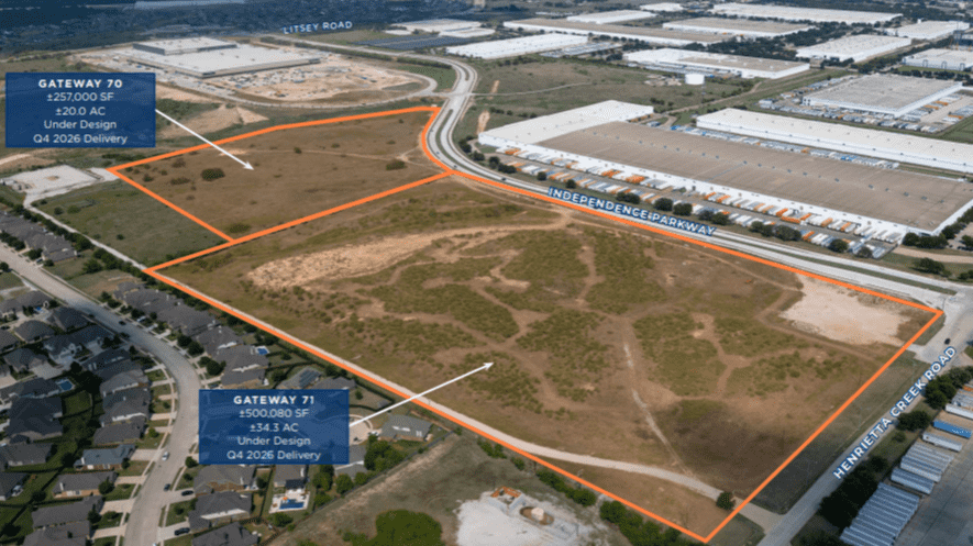 Henrietta Creek Road, Aerial Photo - undefined Industrial Property for Lease or Sale - 4801 Henrietta Creek Road, Fort Worth, Texas, 76177 (1)