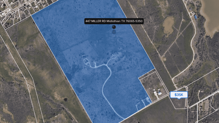 Land for Sale - 447 Miller Rd, Midlothian, Texas, 76065 (1)