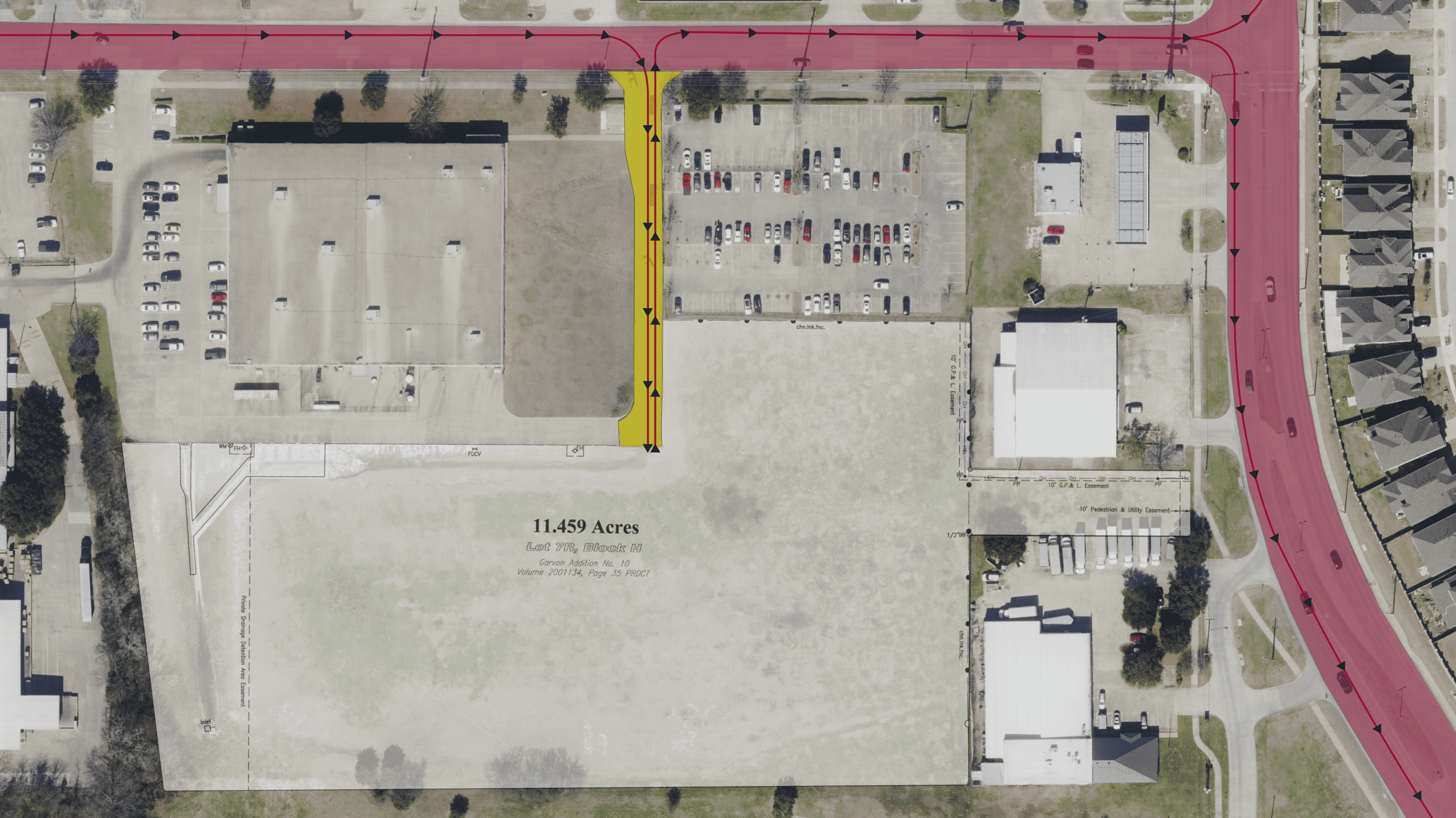 Land for Lease - 1110 E Walnut Street, Garland, TX, 75042-5319