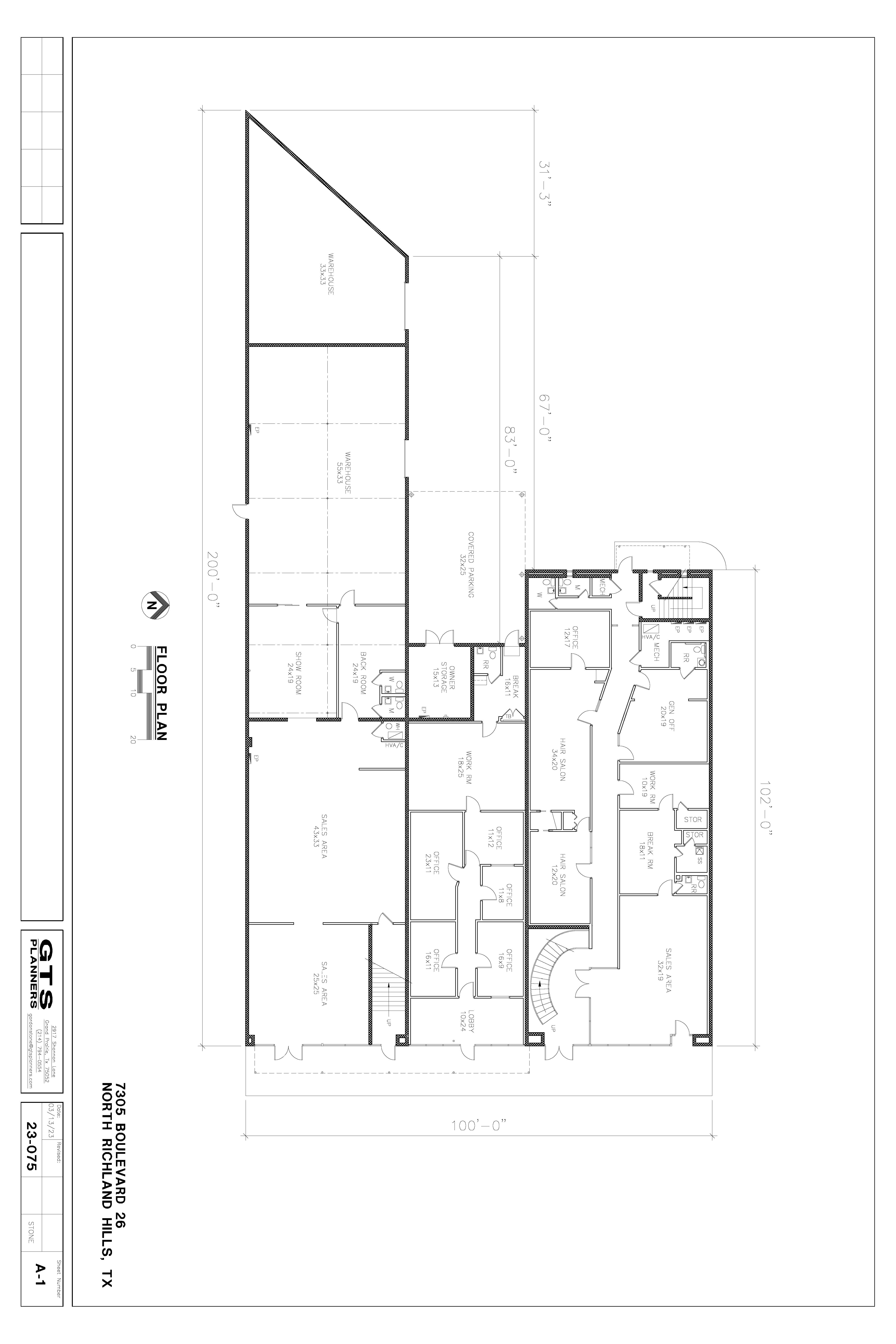 7305 Blvd 26, Floor Plan - undefined Retail Property for Lease or Sale - 7305 Blvd 26, North Richland Hills, Texas, 76180 (1)