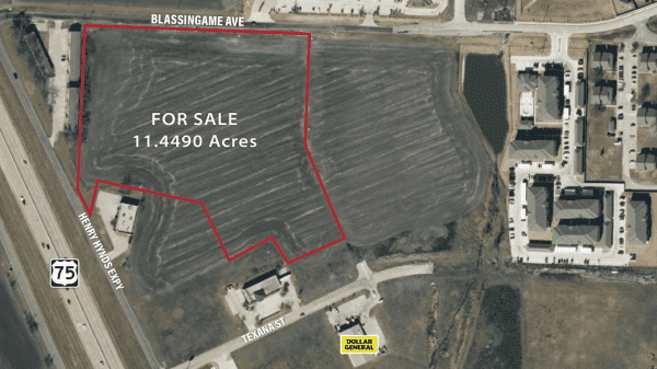 Land for Sale - 645 Blassingame Ave, Van Alstyne, TX, 75495