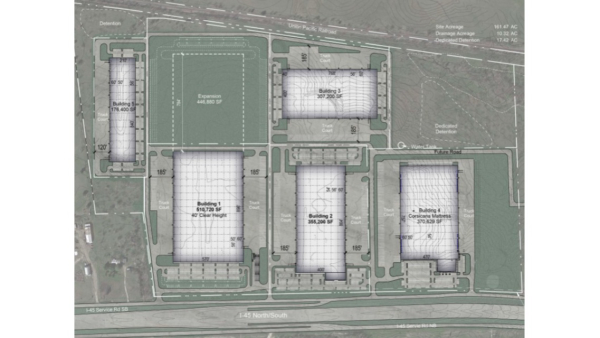 Industrial Property for Lease or Sale - 5500 S Interstate 45, Corsicana, TX, 75109