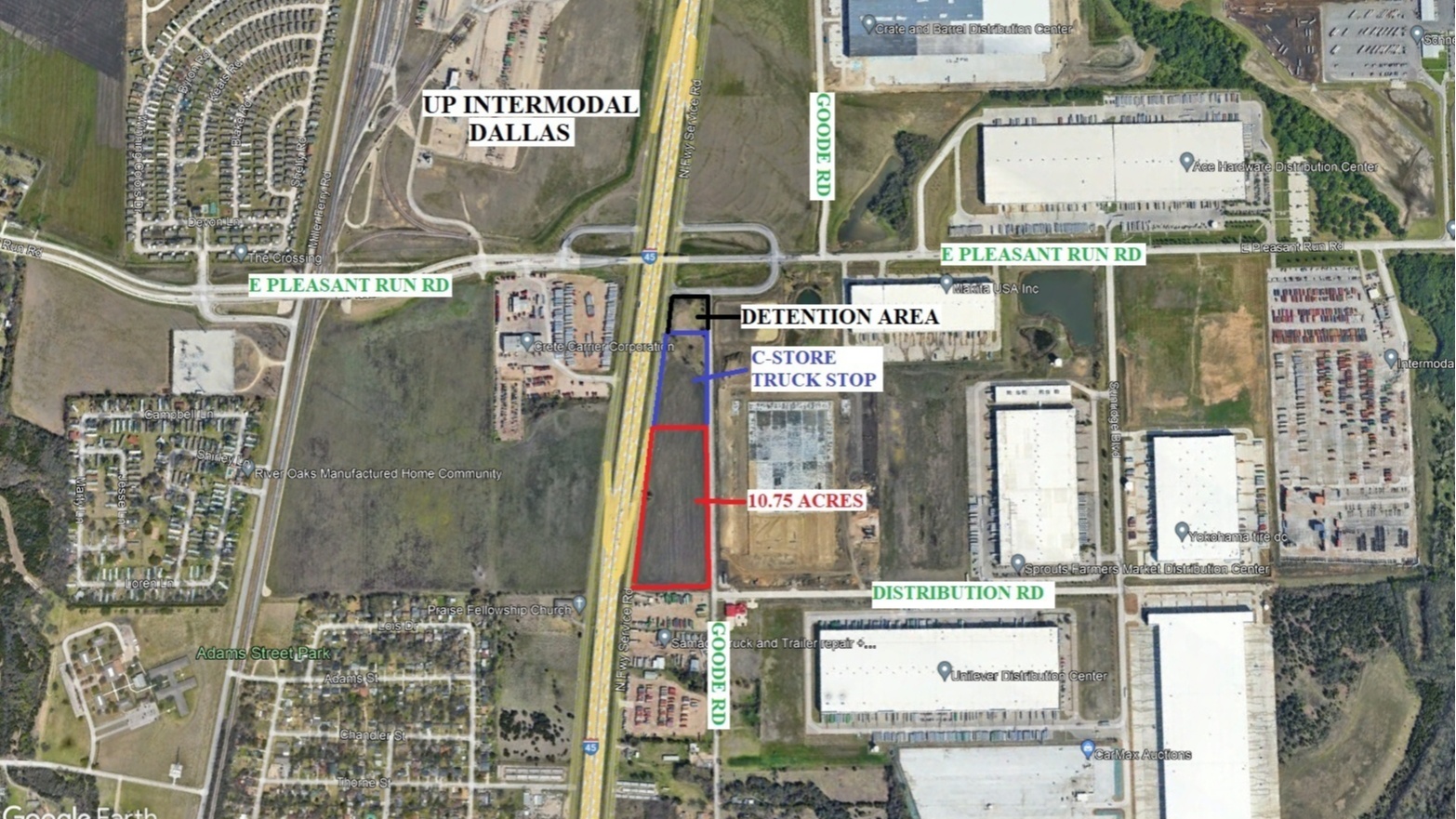 Land for Sale - I-45 Sunbridge II, Wilmer, Texas, 75172 (1)