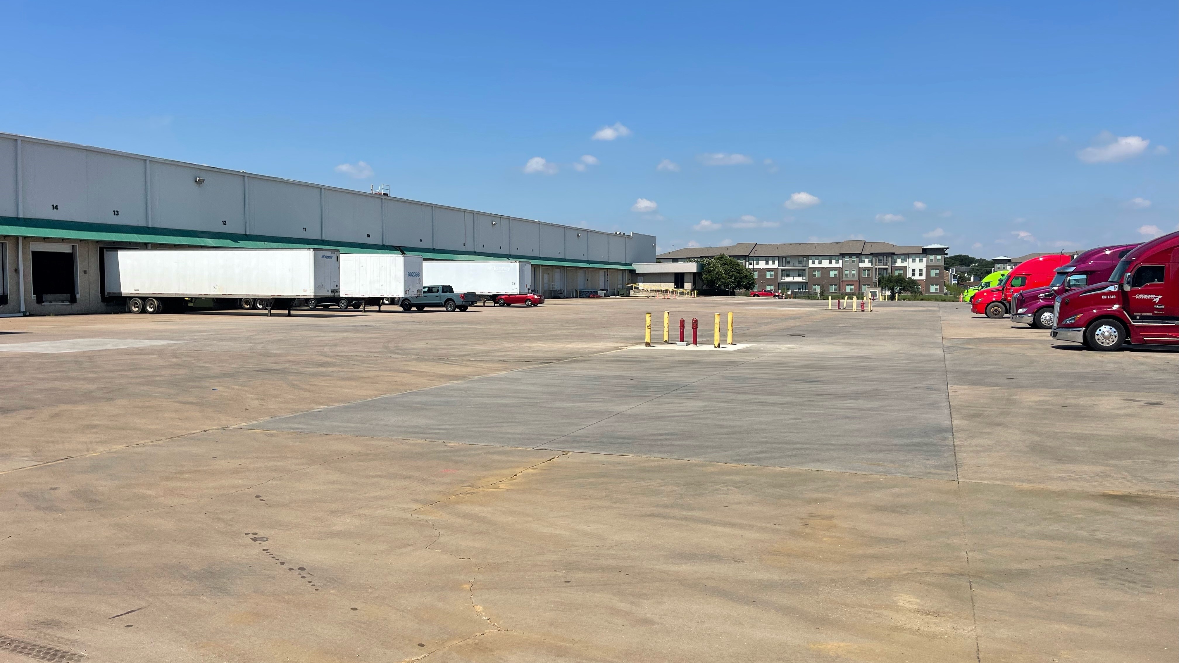 1701 Timberlake Drive, Exterior Building Photo - Truck Court from the rear of the Truck Court Industrial Property for Lease - 1701 Timberlake Drive, Arlington, Texas, 76010 (6)