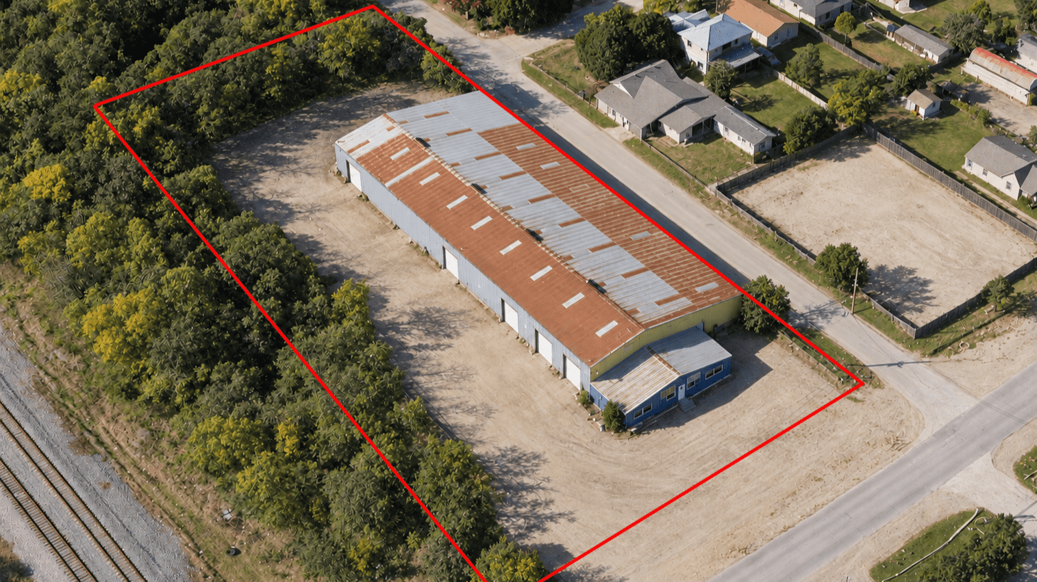 2323 Chalk Hill Rd, Aerial Photo - 2323 Chalk Hill Road Aerial Industrial Property for Lease - 2323 Chalk Hill Rd, Dallas, Texas, 75212 (2)