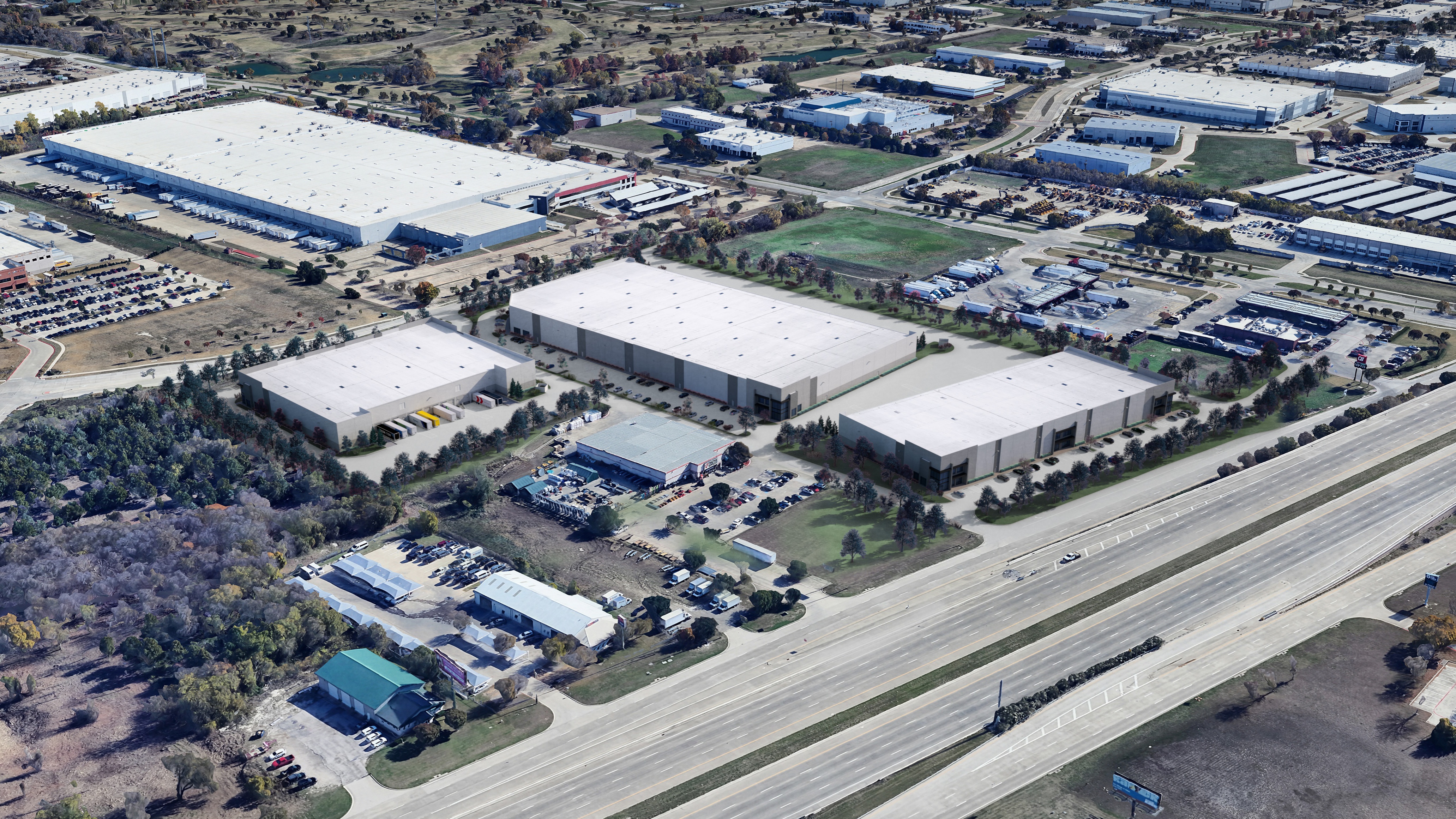 TBD, Aerial Photo - undefined Industrial Property for Lease or Sale - Building C, McKinney, Texas, 75071 (3)