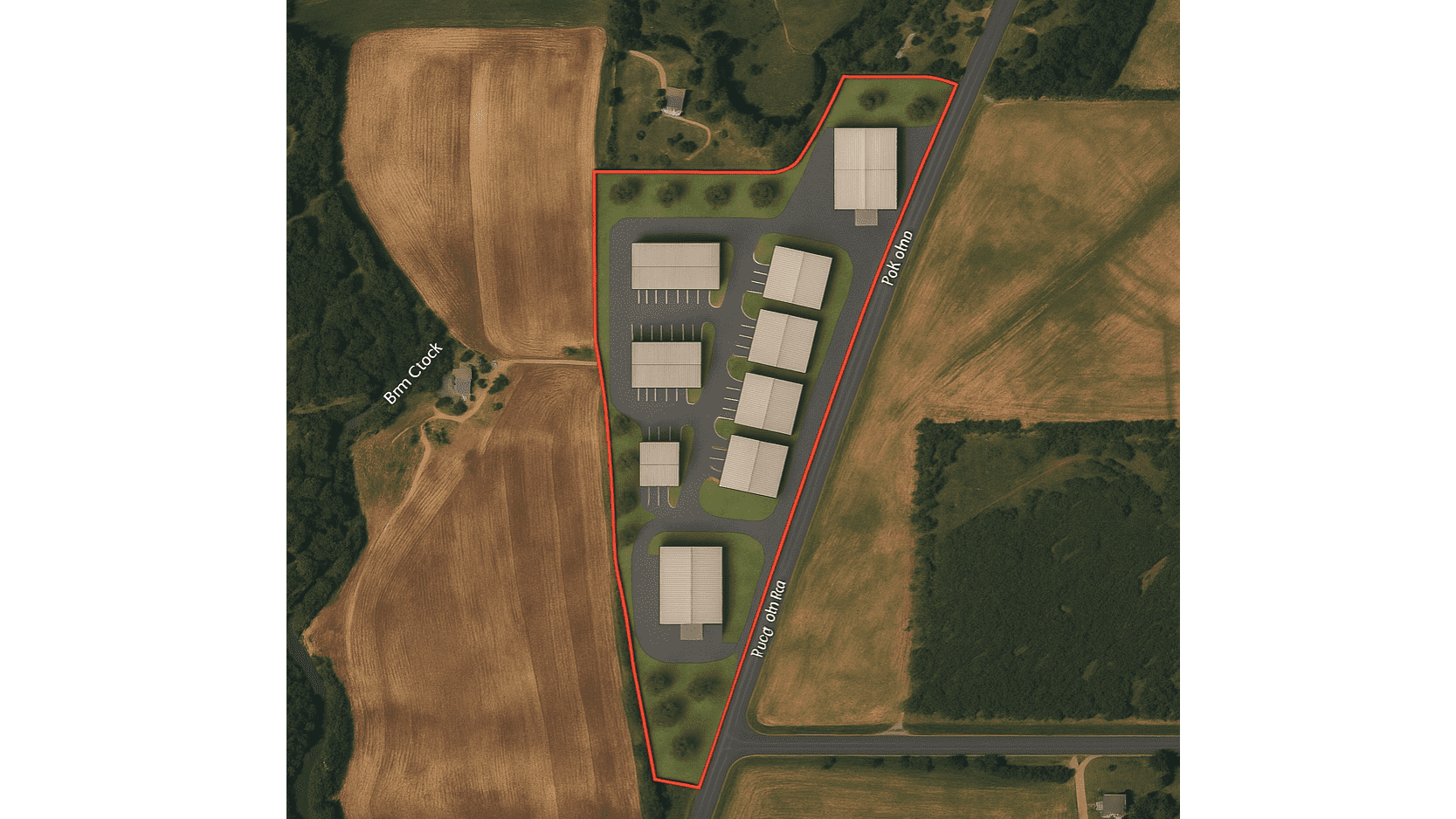 4994x W Lake Rd, Site Plan - undefined Industrial Property for Lease - 4994x W Lake Rd, Abilene, Texas, 79601 (1)