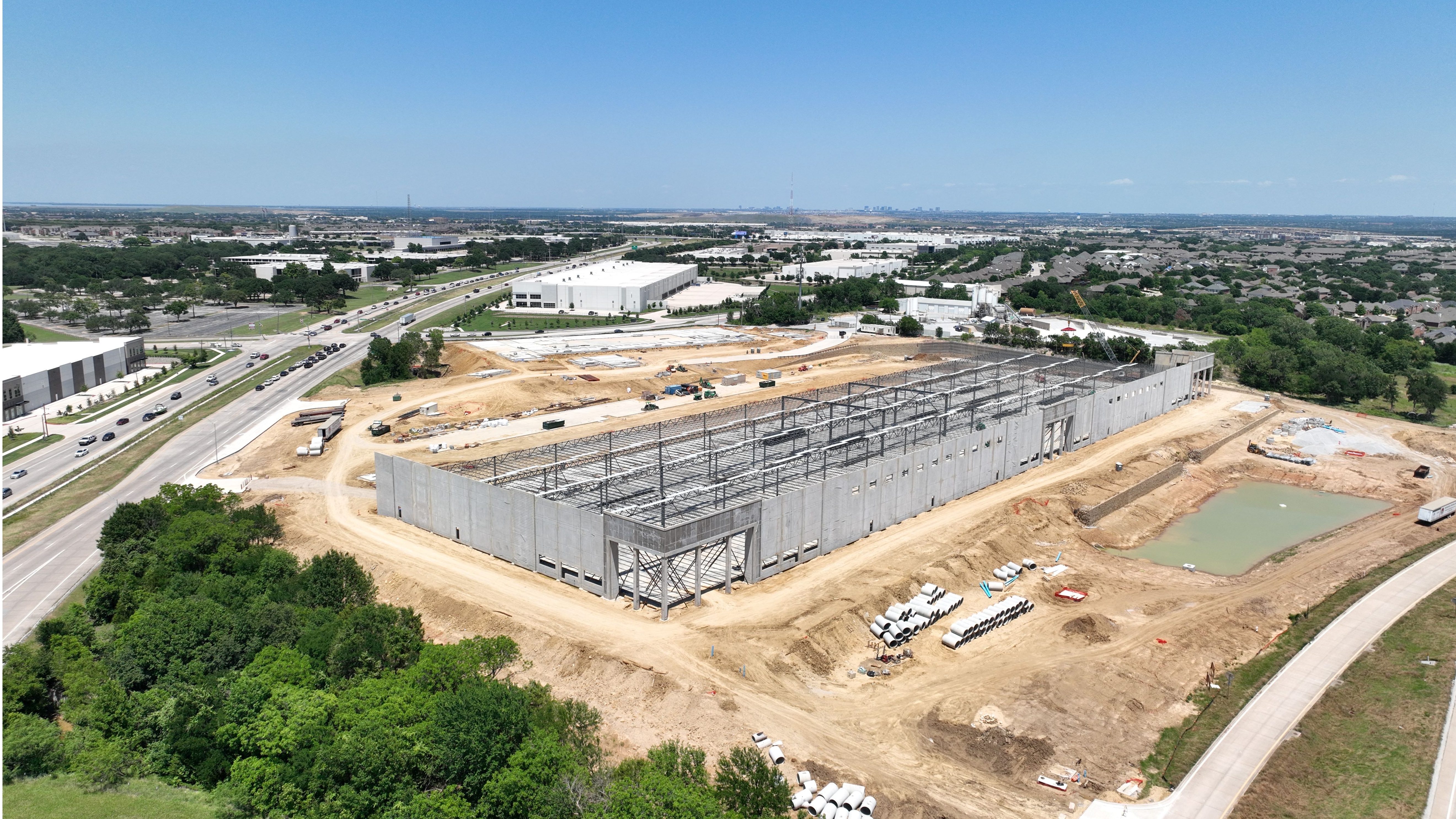 500 W Vista Ridge Mall Road, Aerial Photo - undefined Industrial Property for Lease - 500 W Vista Ridge Mall Drive, Lewisville, Texas, 75067 (2)