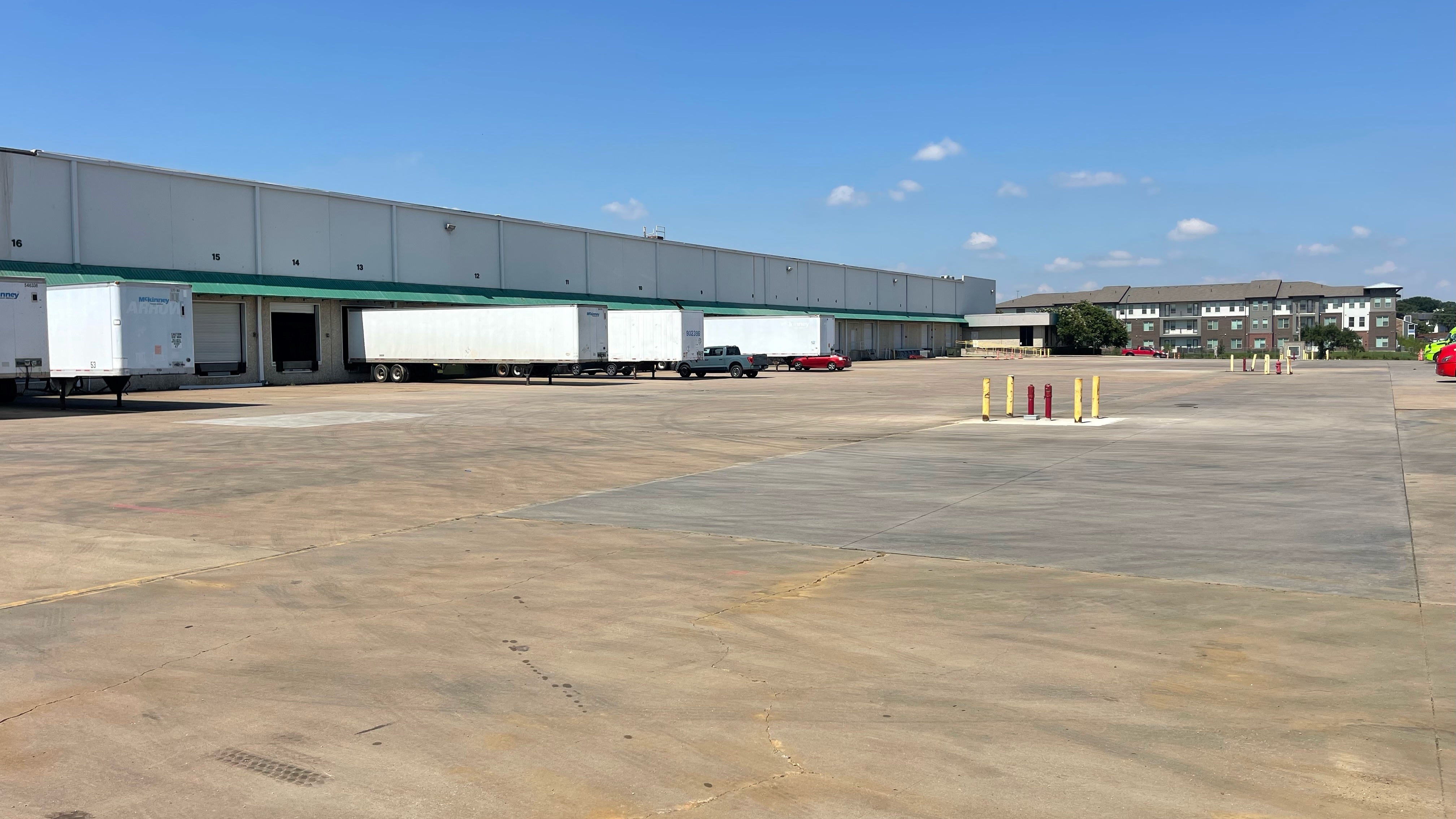 1701 Timberlake Drive, Exterior Building Photo - Truck Court from the Rear Industrial Property for Lease - 1701 Timberlake Drive, Arlington, Texas, 76010 (10)