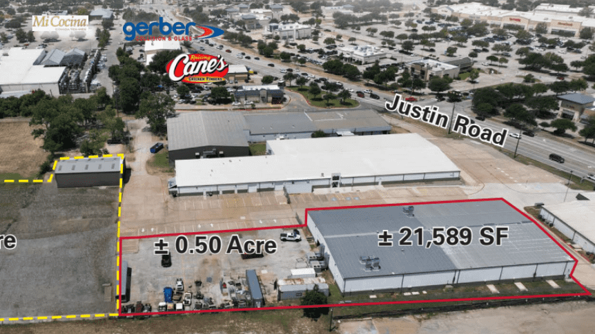 3105 Justin Rd, Aerial Photo - undefined Industrial Property for Lease - 3105 Justin Rd, Flower Mound, Texas, 75028 (1)