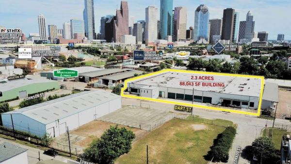 Industrial Property for Lease or Sale - 1615 Dart St, Houston, TX, 77007