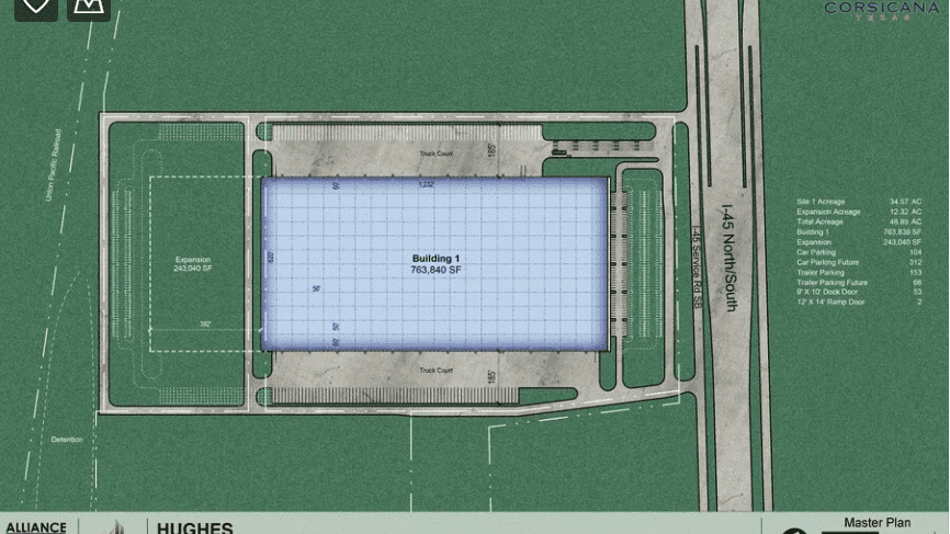 Industrial Property for Lease or Sale - 5500 S Interstate 45, Corsicana, Texas, 75109 (2)