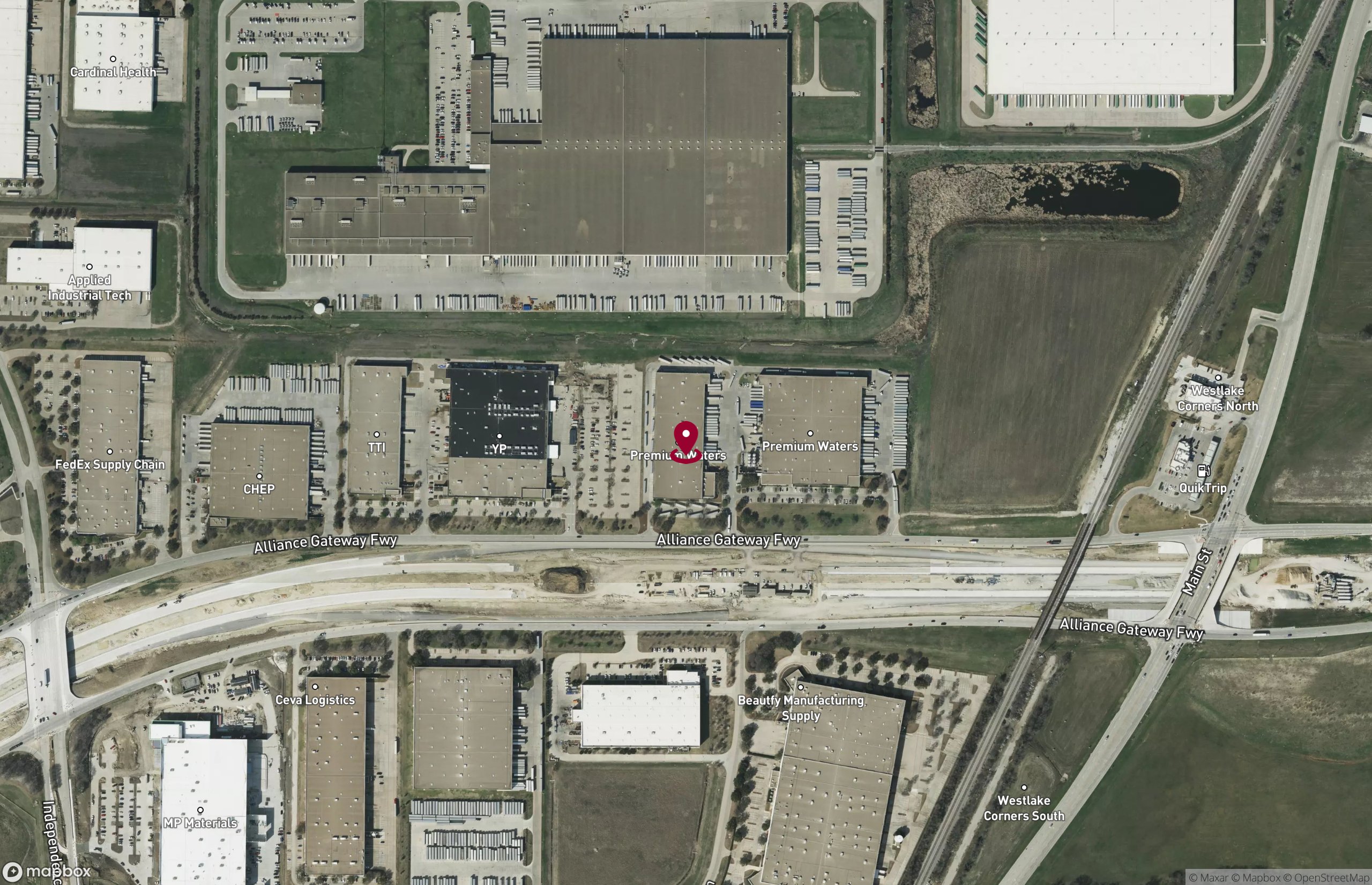 Map Industrial Property for Lease or Sale - 5601 Alliance Gateway Fwy, Fort Worth, Texas, 76177 (5)