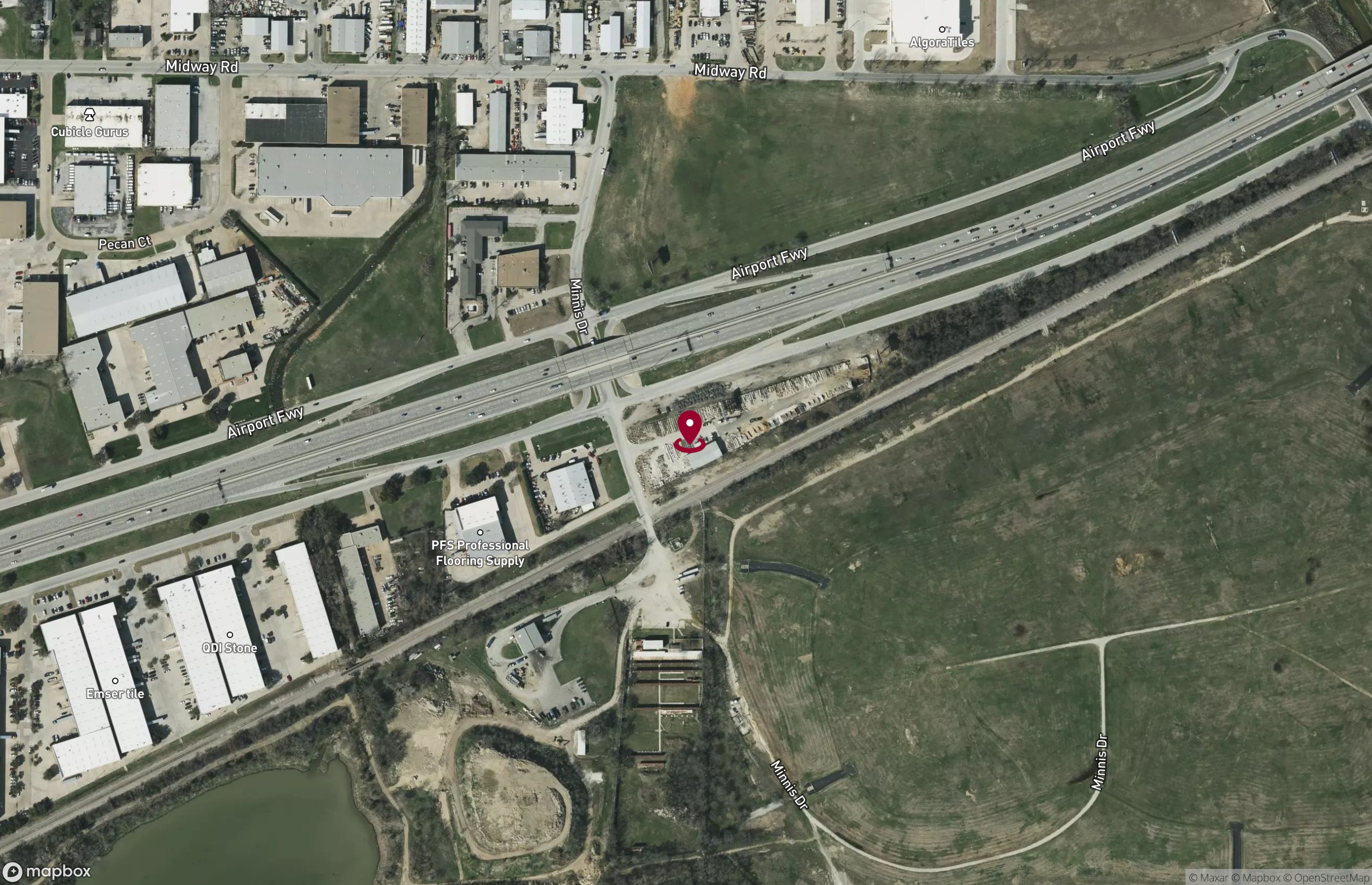 Map Industrial Property for Lease - 6500 Airport Fwy, Fort Worth, Texas, 76117 (2)