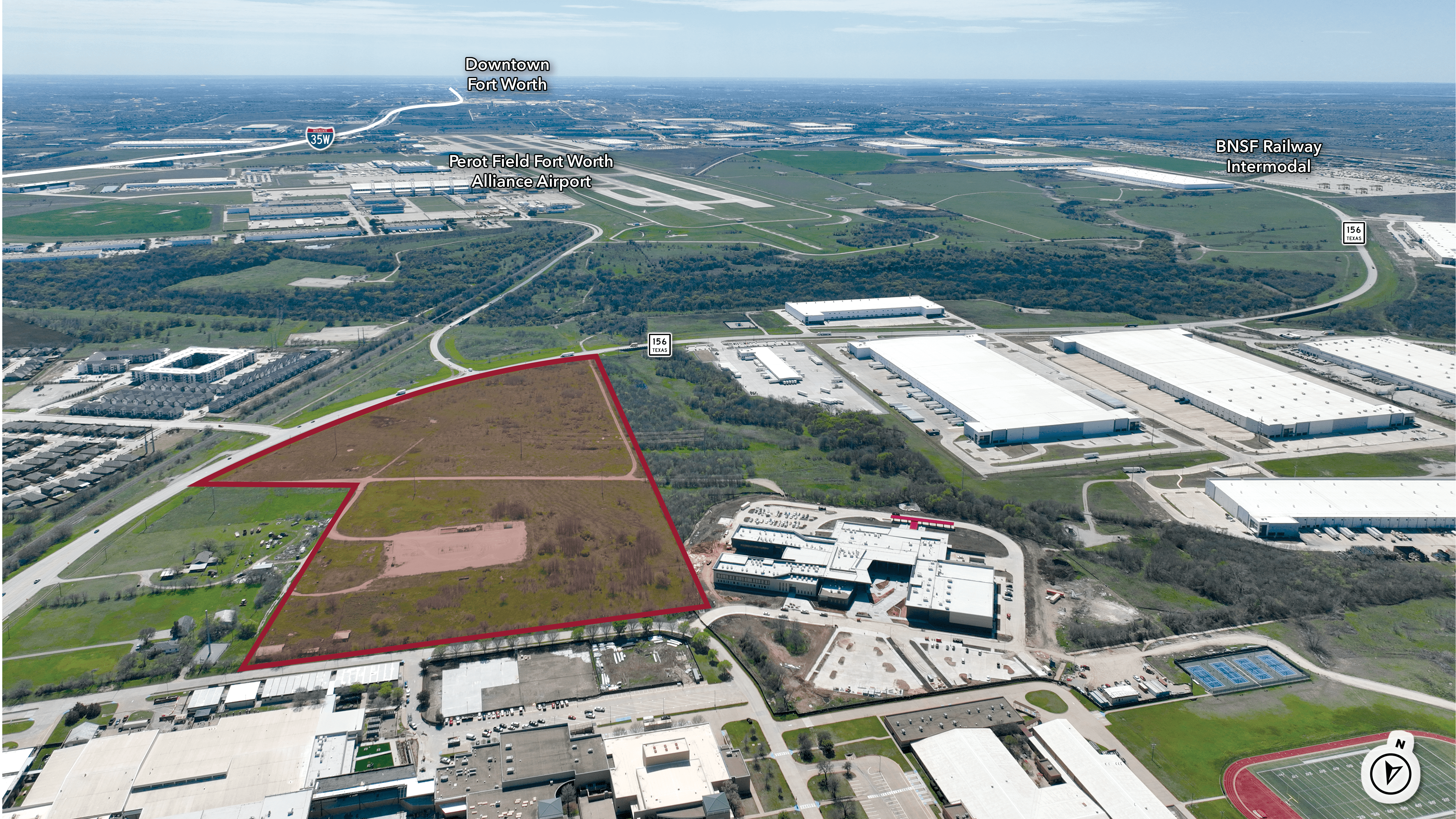 Land for Lease or Sale - FM 156 & Double Eagle Blvd, Fort Worth, Texas, 76247 (2)