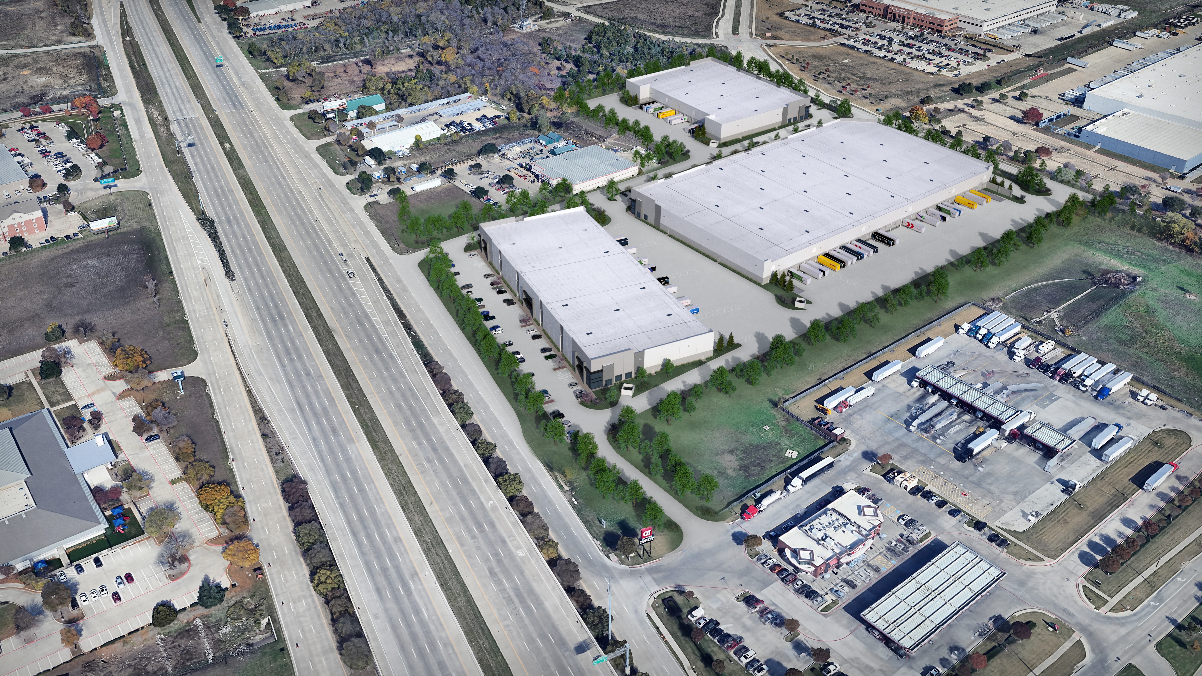 TBD, Aerial Photo - undefined Industrial Property for Lease or Sale - Building C, McKinney, Texas, 75071 (1)