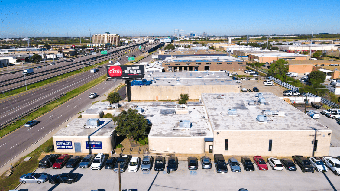 8900 John W Carpenter Fwy, Aerial Photo - undefined Industrial Property for Lease - 8900 John W Carpenter Fwy, Dallas, Texas, 75247 (1)