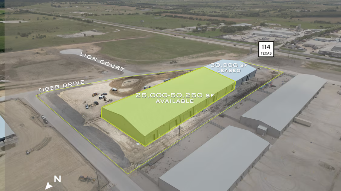 155 Tiger, Aerial Photo - undefined Industrial Property for Lease - 155 Tiger, Rhome, Texas, 76078 (1)