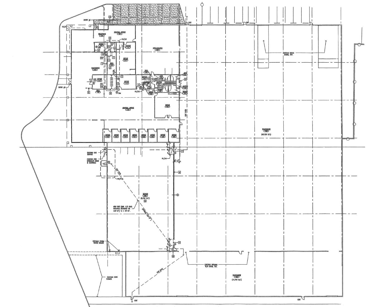 Industrial Property for Lease - 2050 Postal Way, Dallas, Texas, 75212 (1)