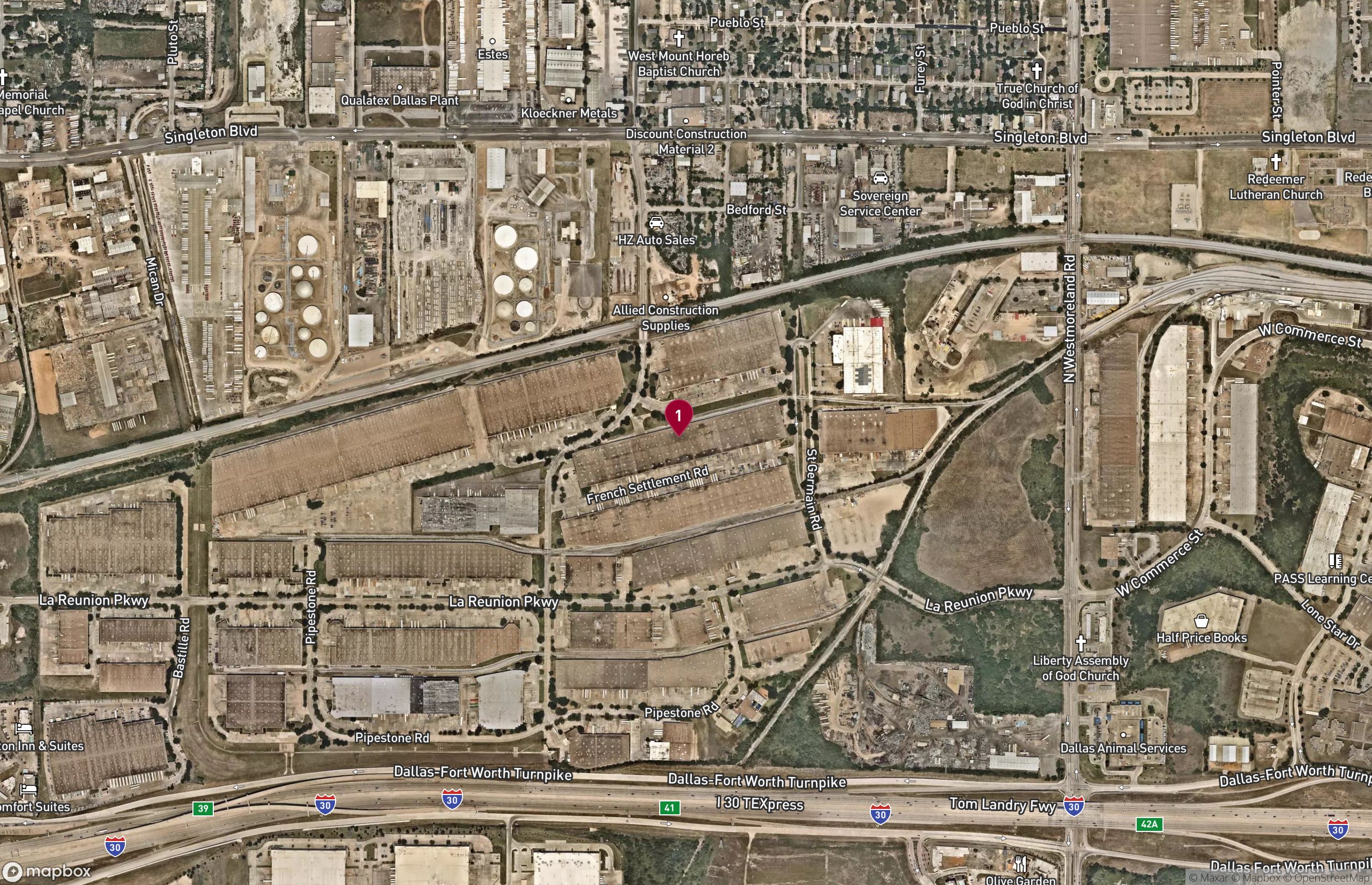 Industrial Property for Lease - 2170-2180 French Settlement Rd, Dallas, Texas, 75212 (2)